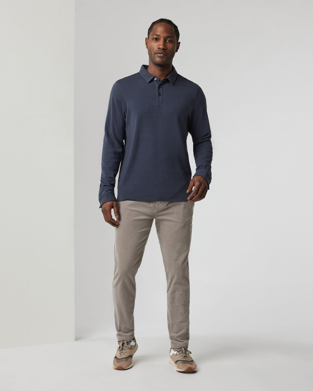 Long Sleeve Westport Polo | Navy