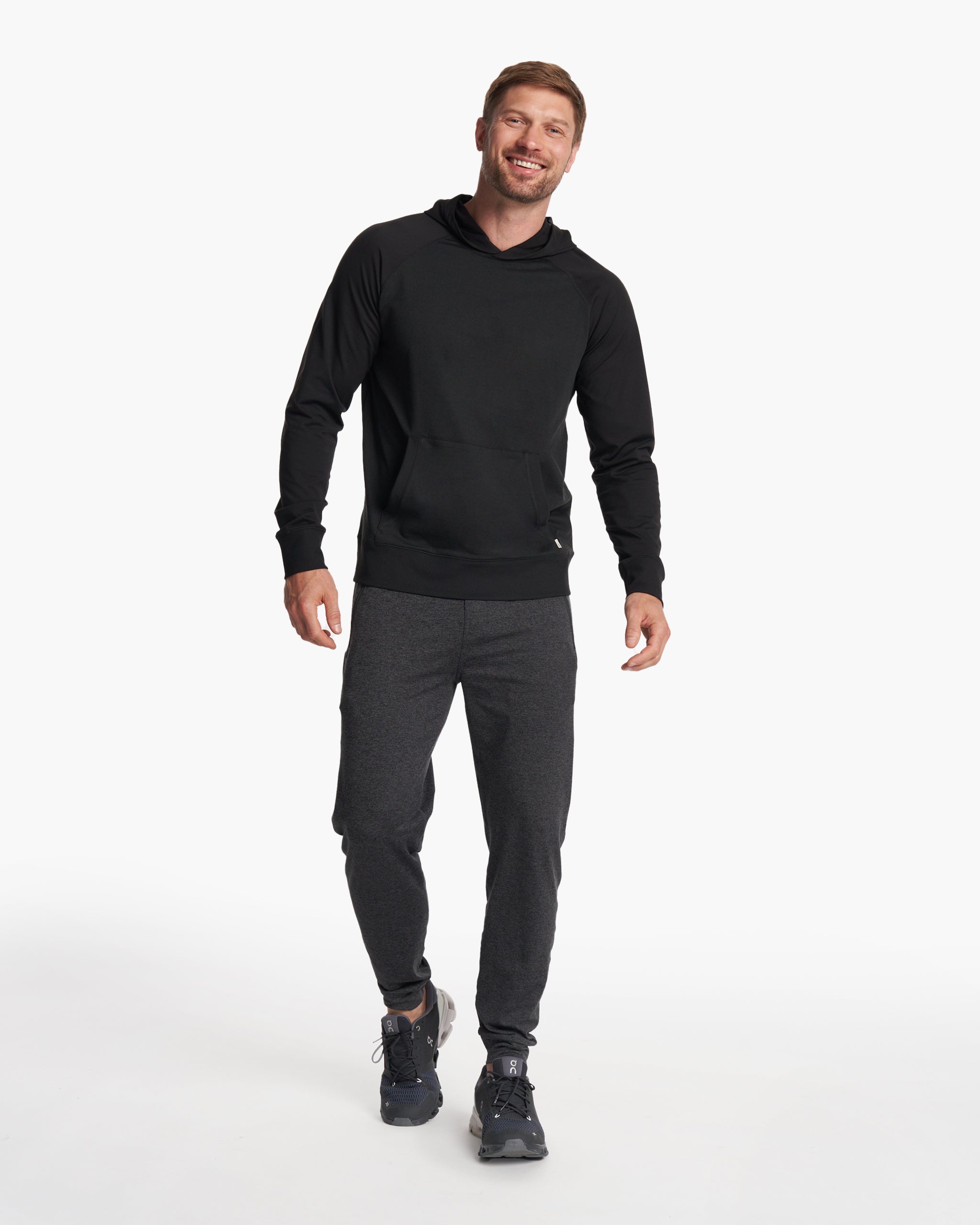 Coronado Pullover Hoodie | Black Heather