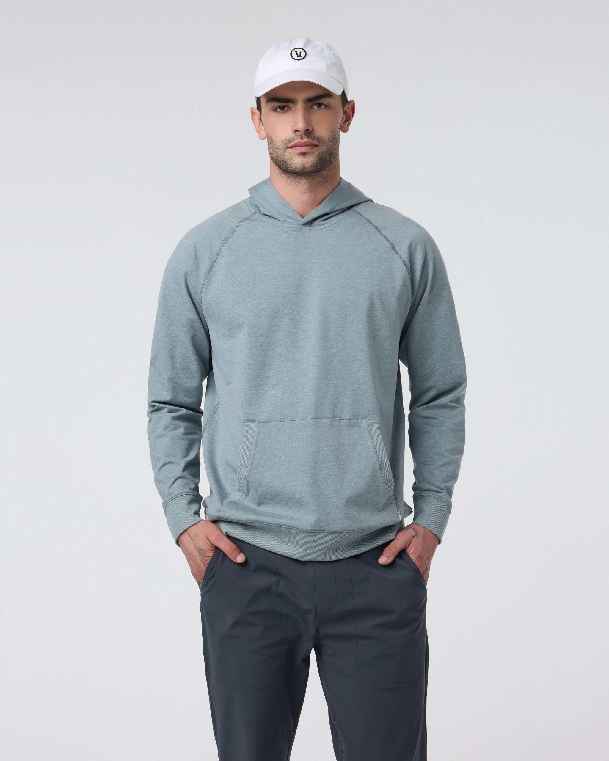 Coronado Pullover Hoodie | Dusty Blue Heather