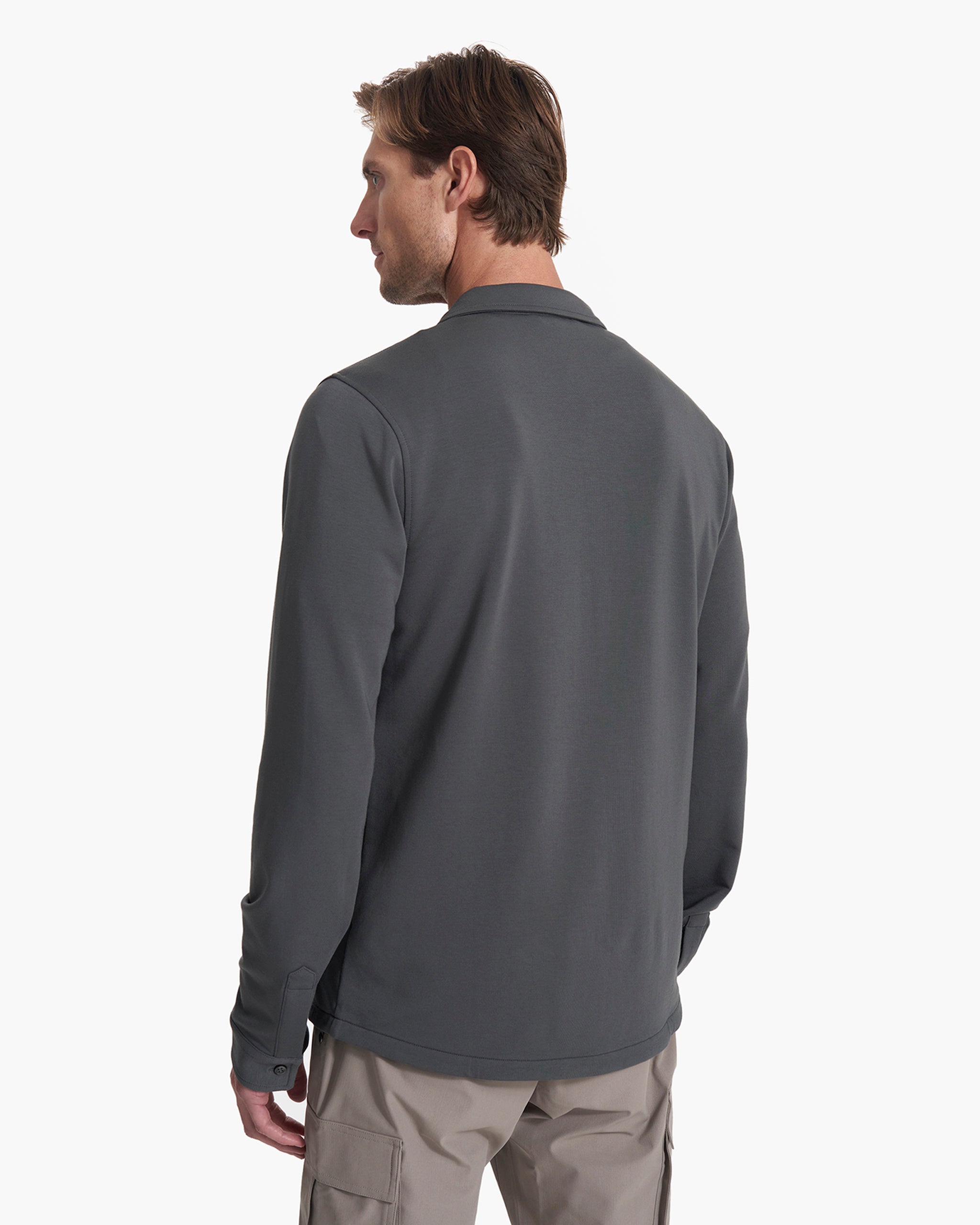 Boulevard Shirt Jacket | Shale