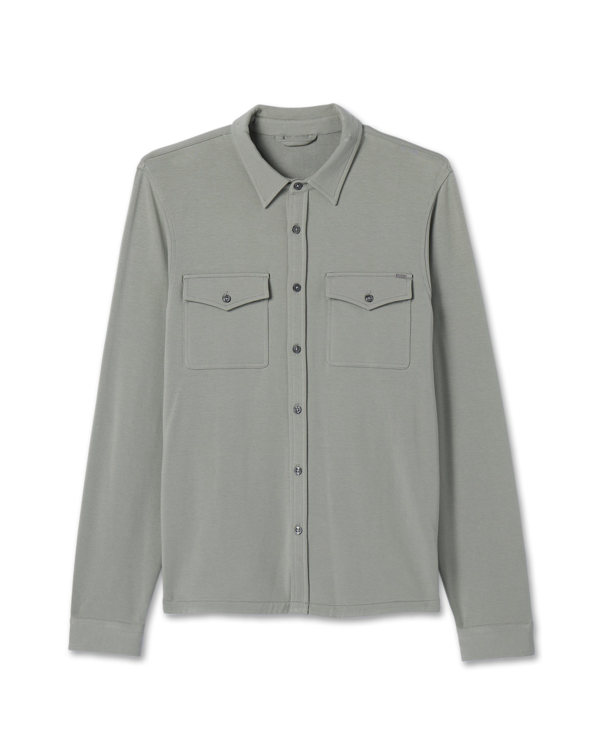 Boulevard Shirt Jacket | Stormy