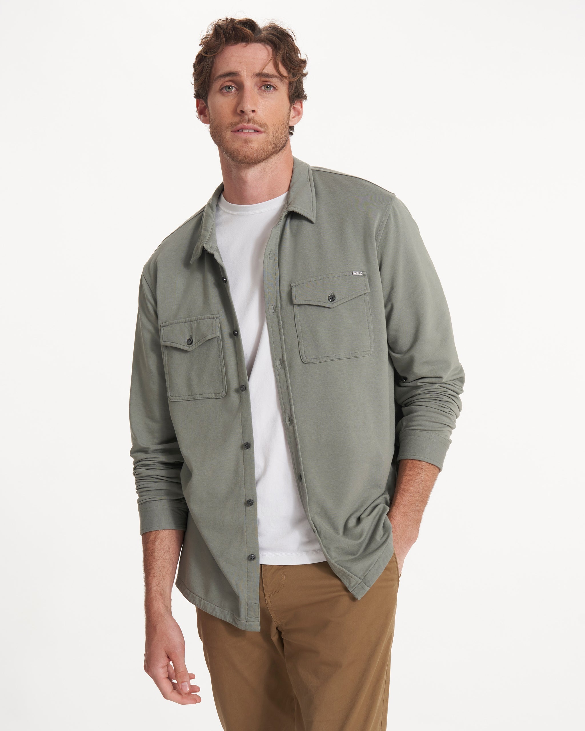 Boulevard Shirt Jacket | Stormy