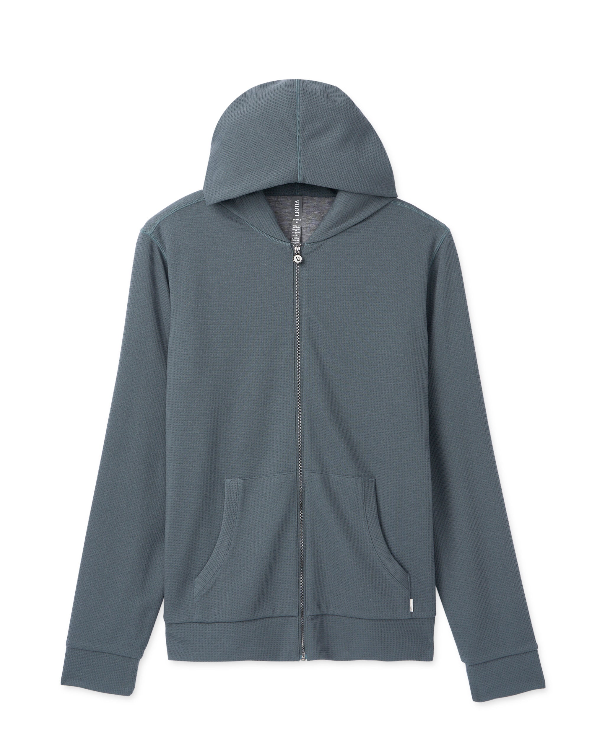 Performance Waffle Zip Hoodie 2.0 | Lake