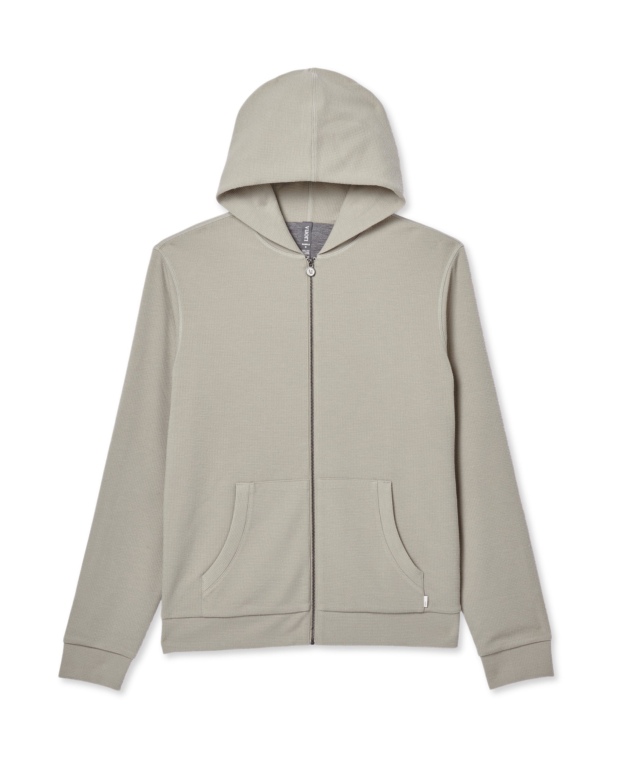 Performance Waffle Zip Hoodie 2.0 | Toast