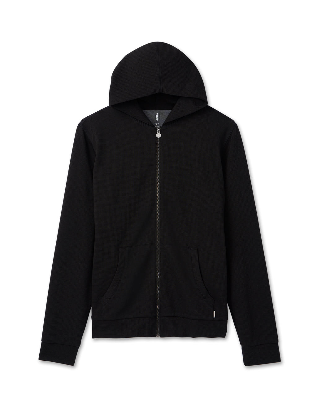 Performance Waffle Zip Hoodie 2.0 | Black