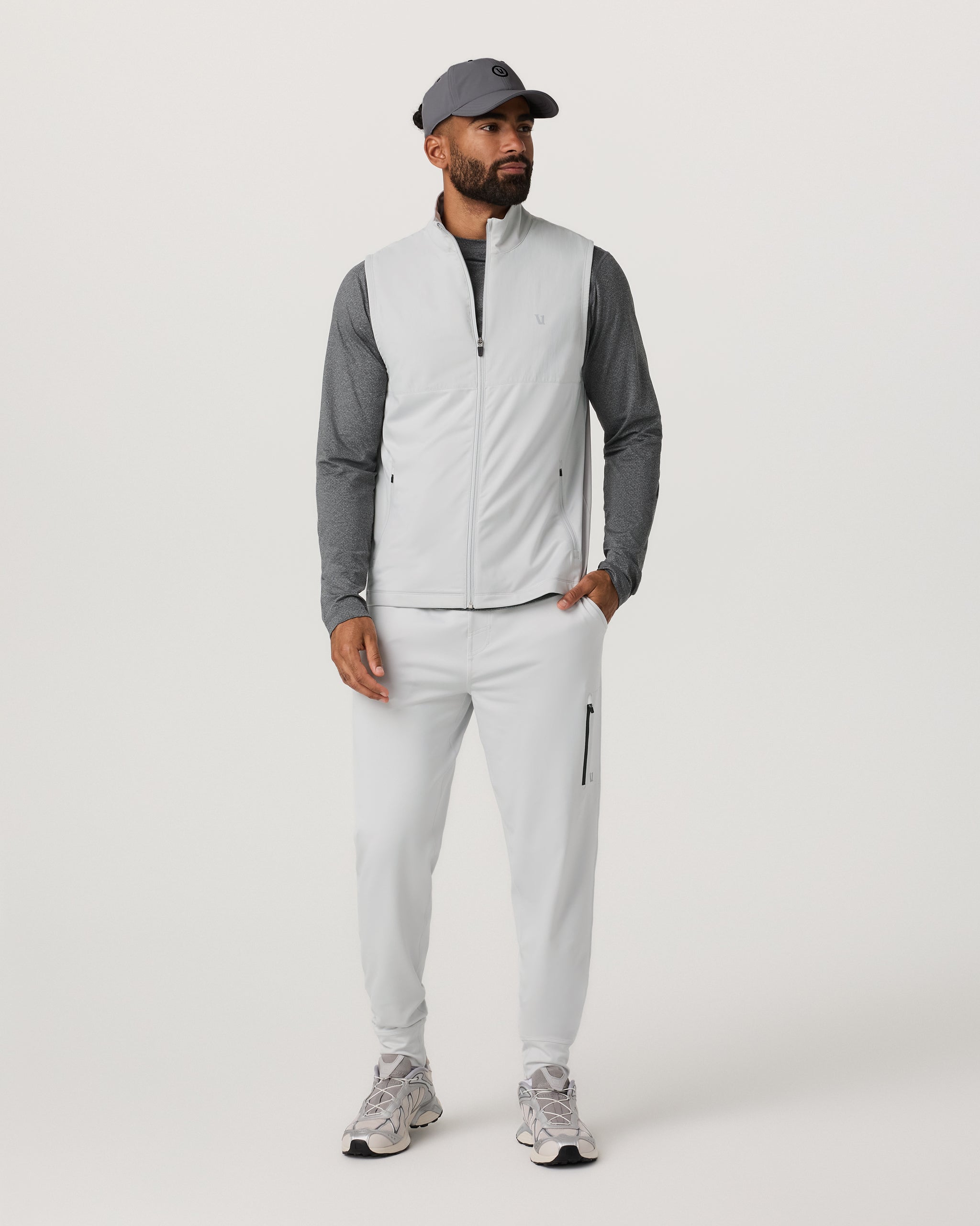 Sunday Element Vest | Frost Grey