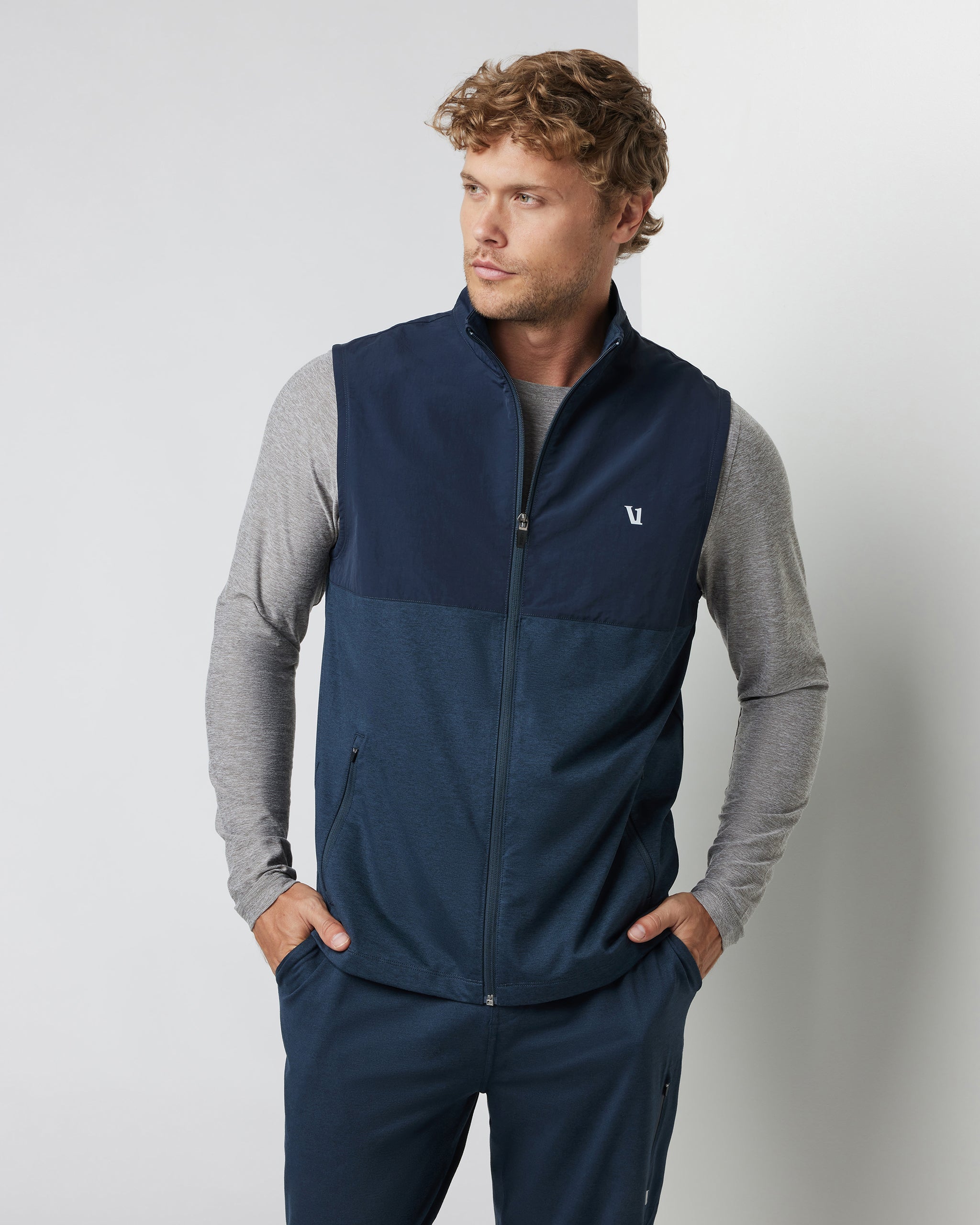 Sunday Element Vest | Ink Heather