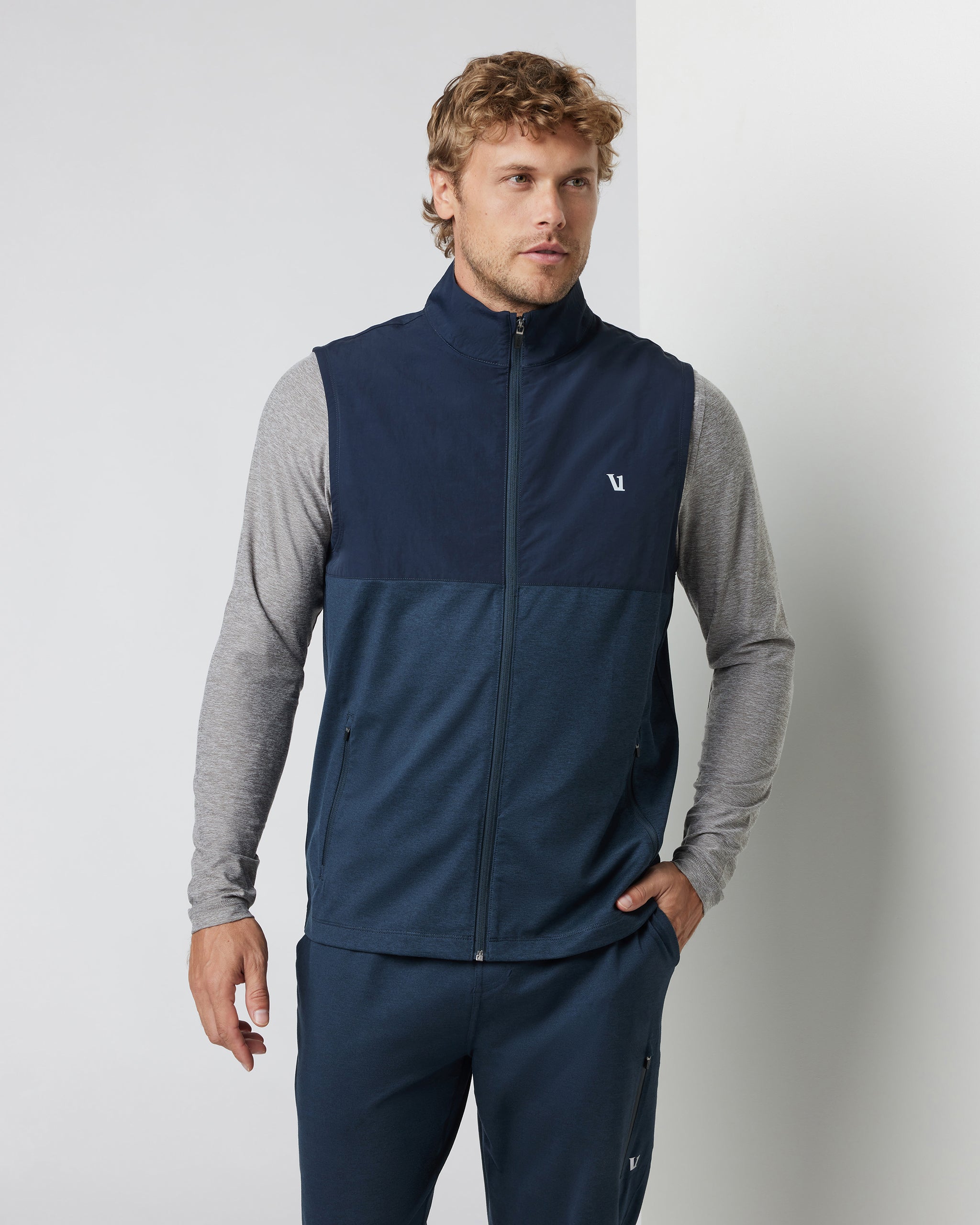 Sunday Element Vest | Ink Heather