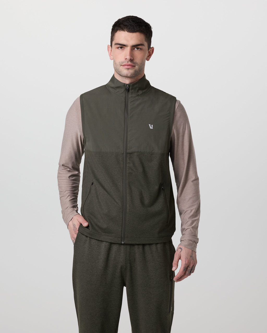 Sunday Element Vest | Kale Heather
