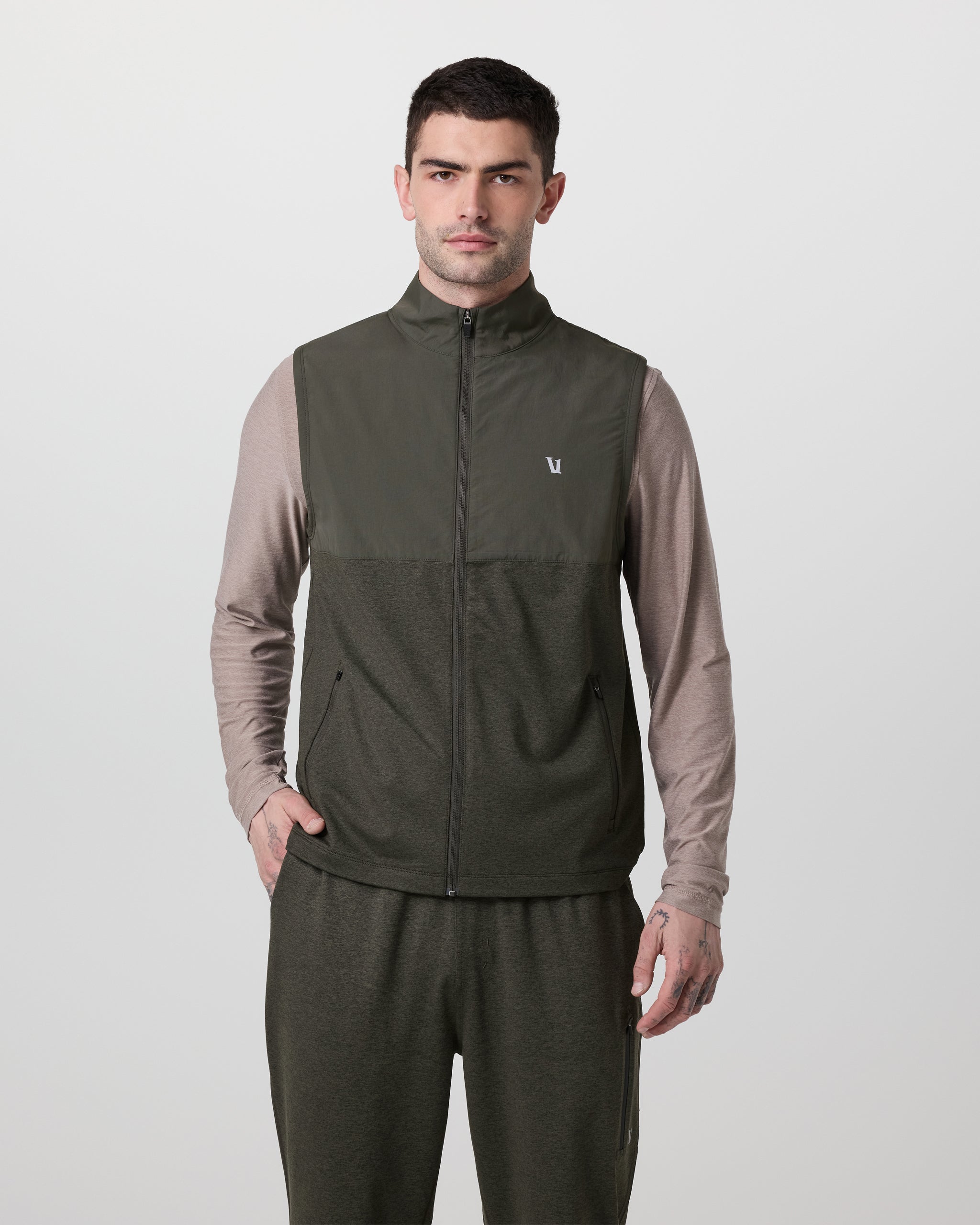 Sunday Element Vest | Kale Heather