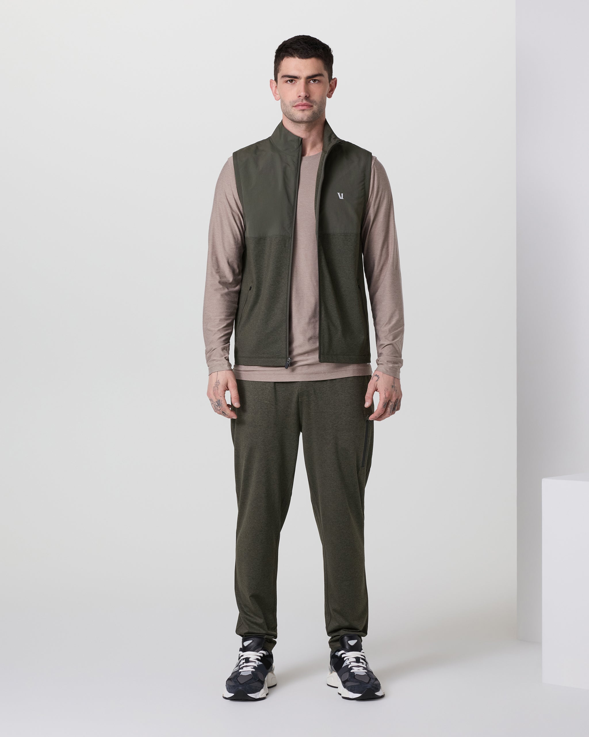 Sunday Element Vest | Kale Heather