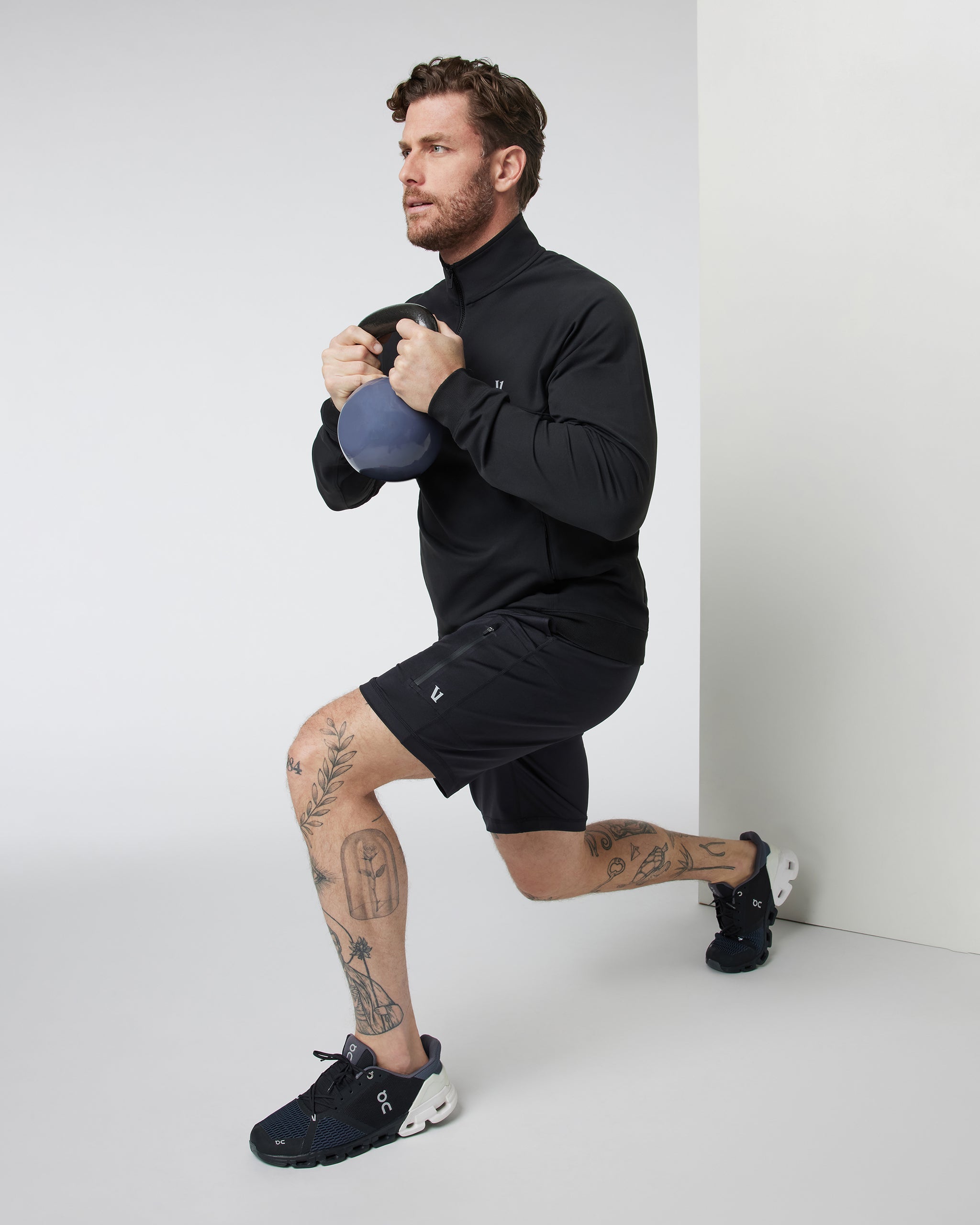 Jackson Half Zip | Black