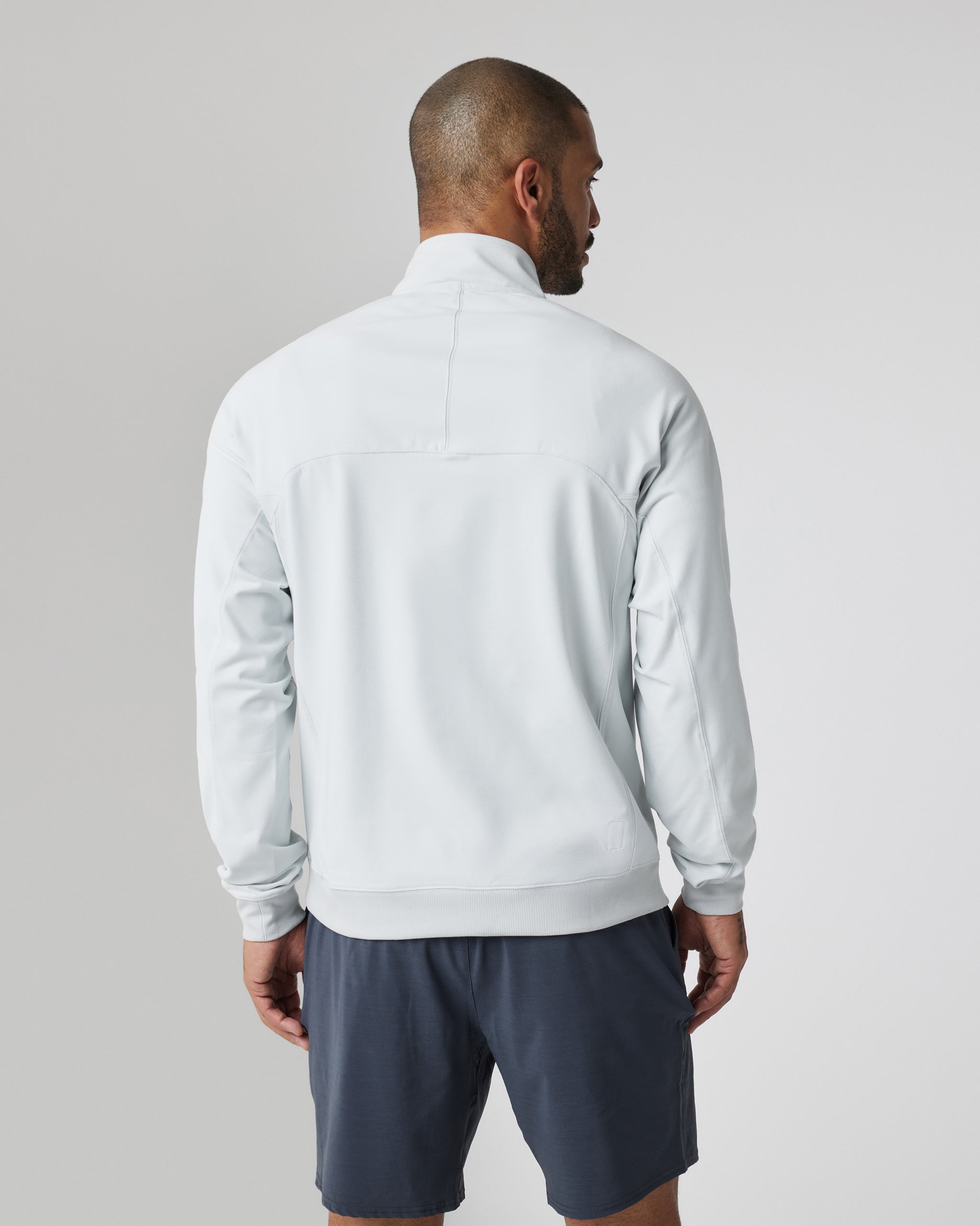 Jackson Half Zip | Frost Grey