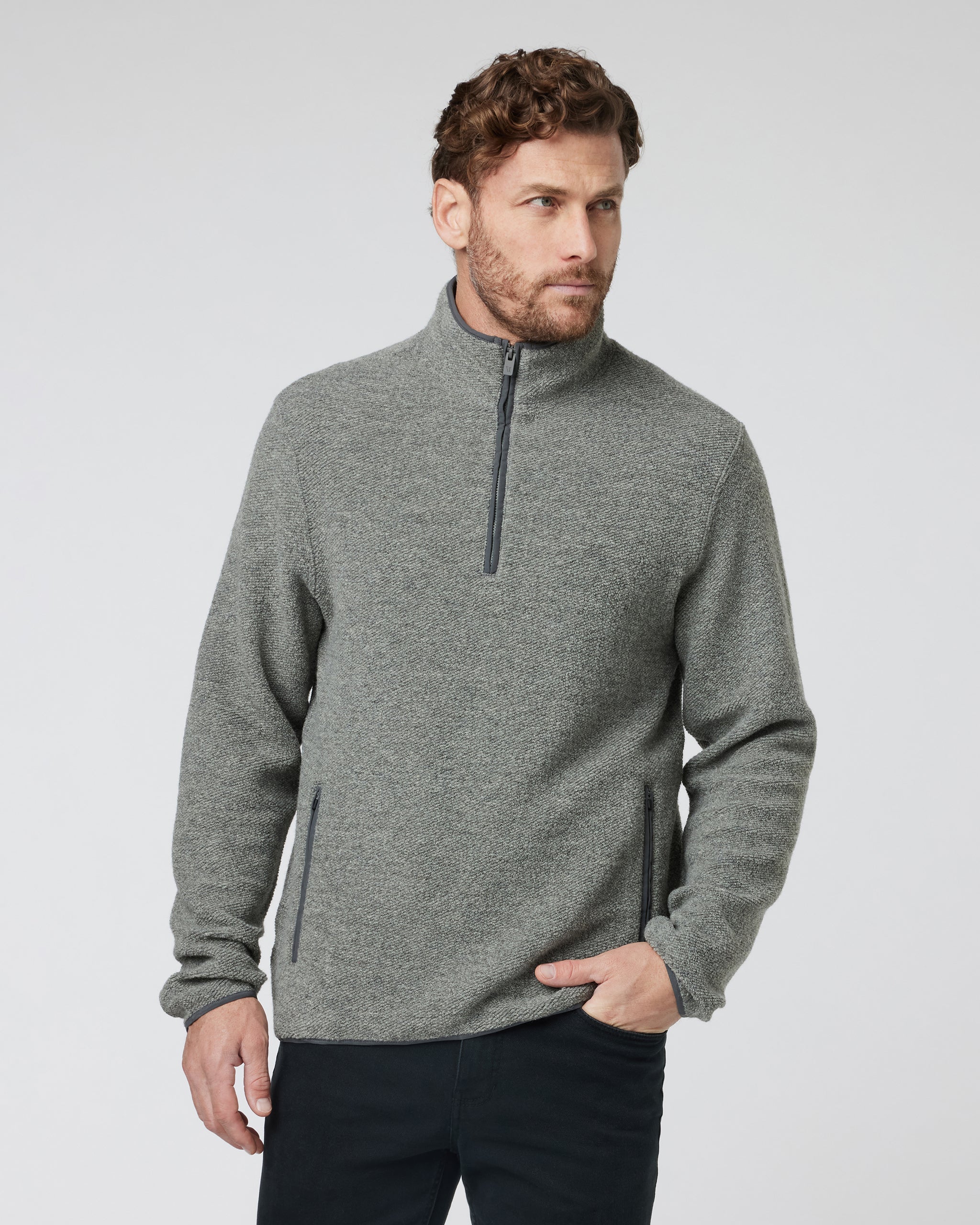 Plymouth Wool Pullover | Heather Grey