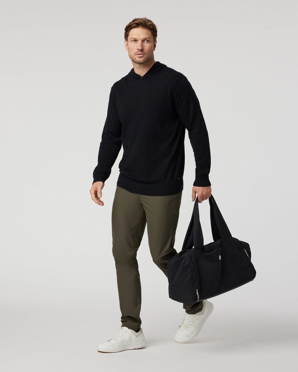 Fluent Sweater Hoodie | Black