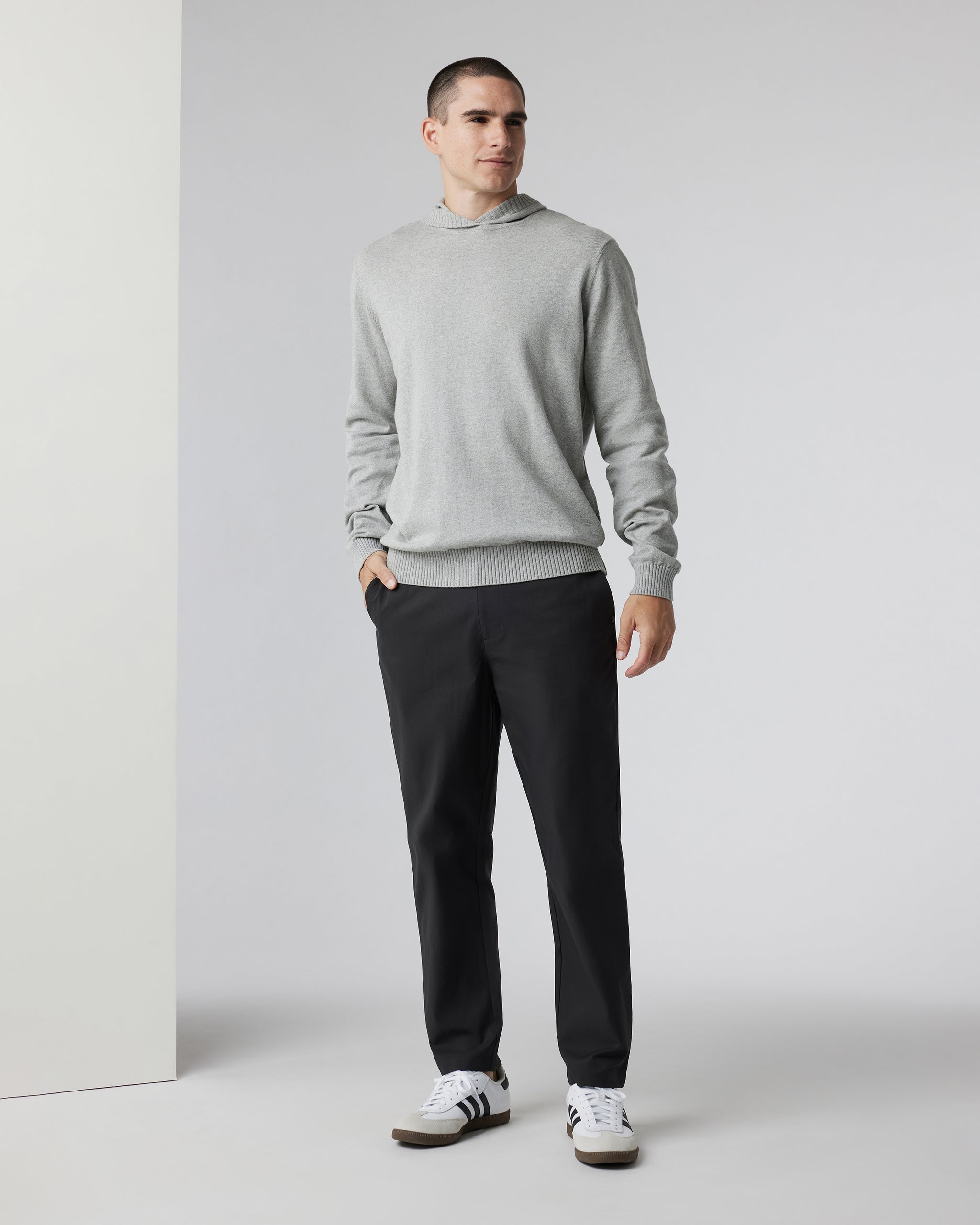 Fluent Sweater Hoodie | Light Heather Grey