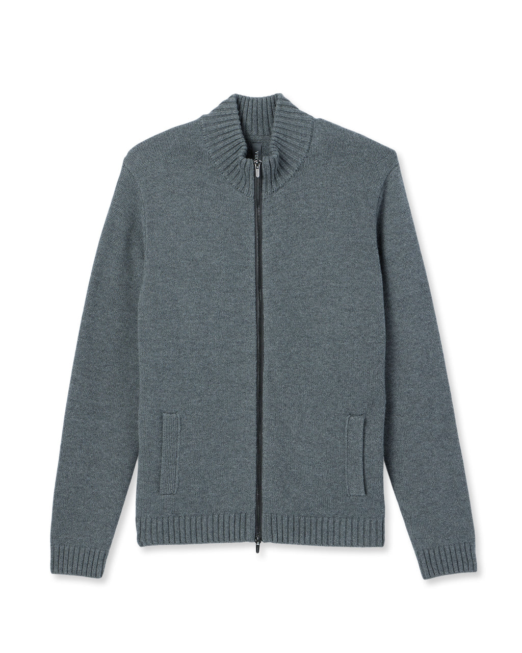 Denver Full Zip Sweater | Charcoal
