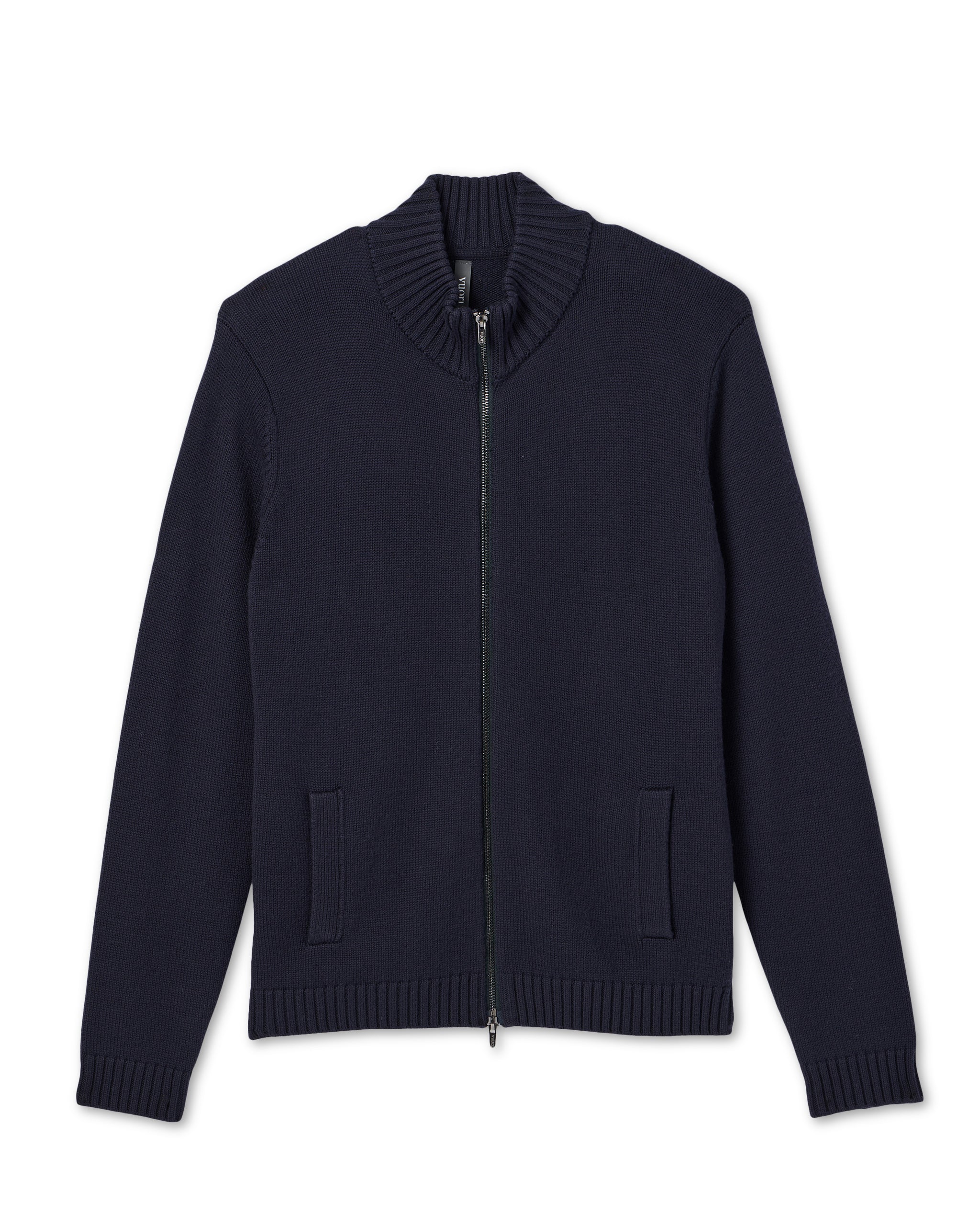 Denver Full Zip Sweater | Ink