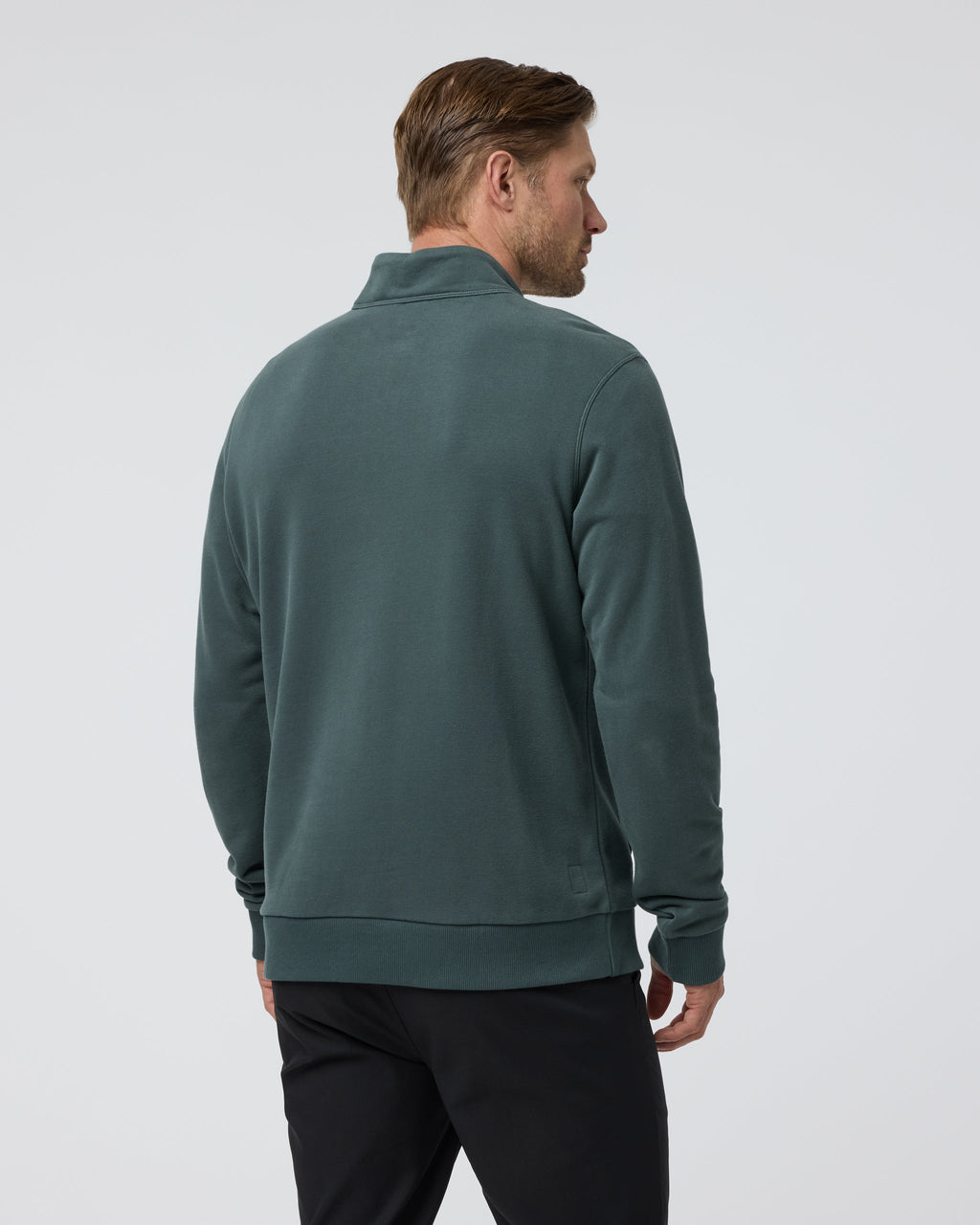 Cypress 1/4 Zip | Smoked Beryl