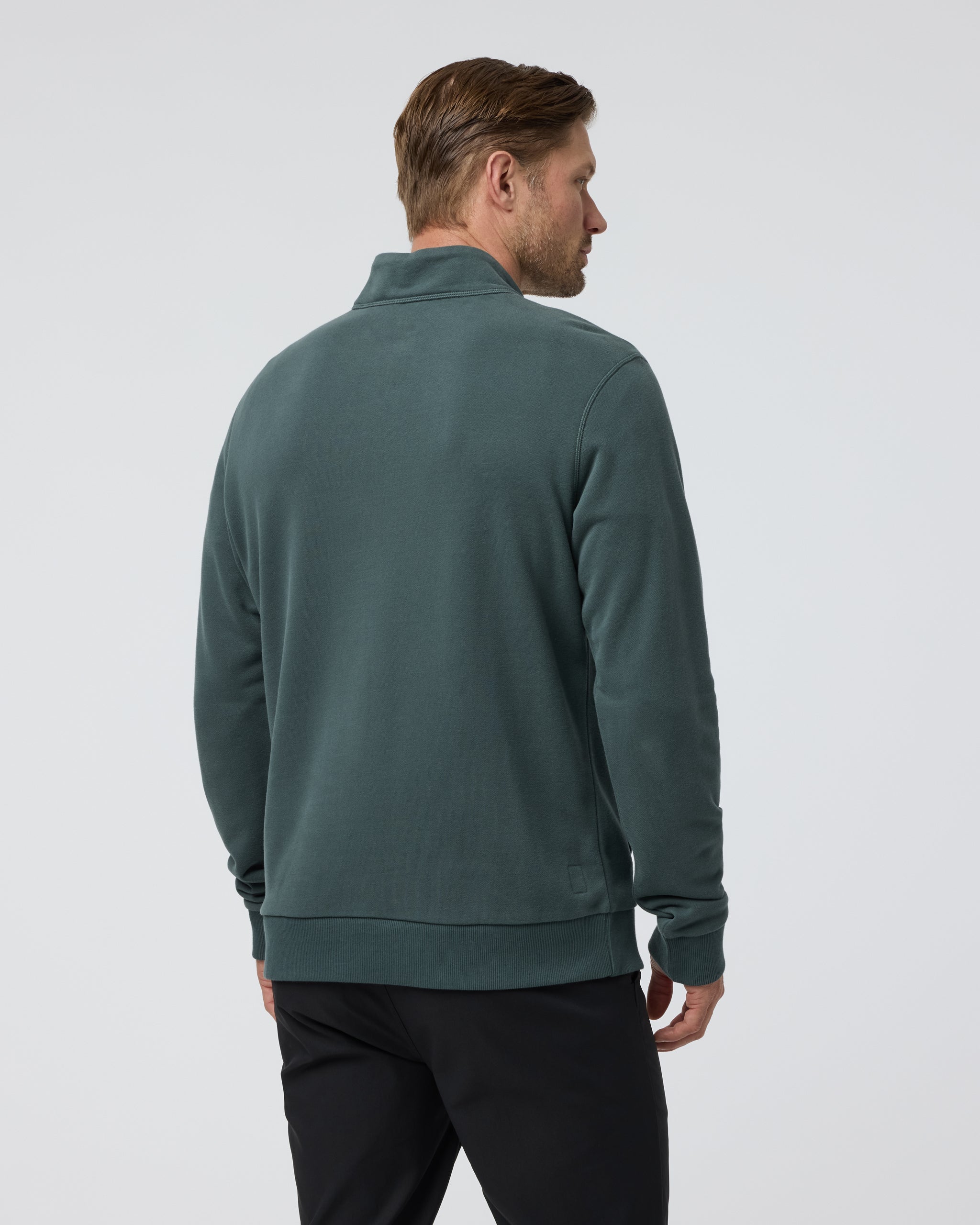 Cypress 1/4 Zip | Smoked Beryl
