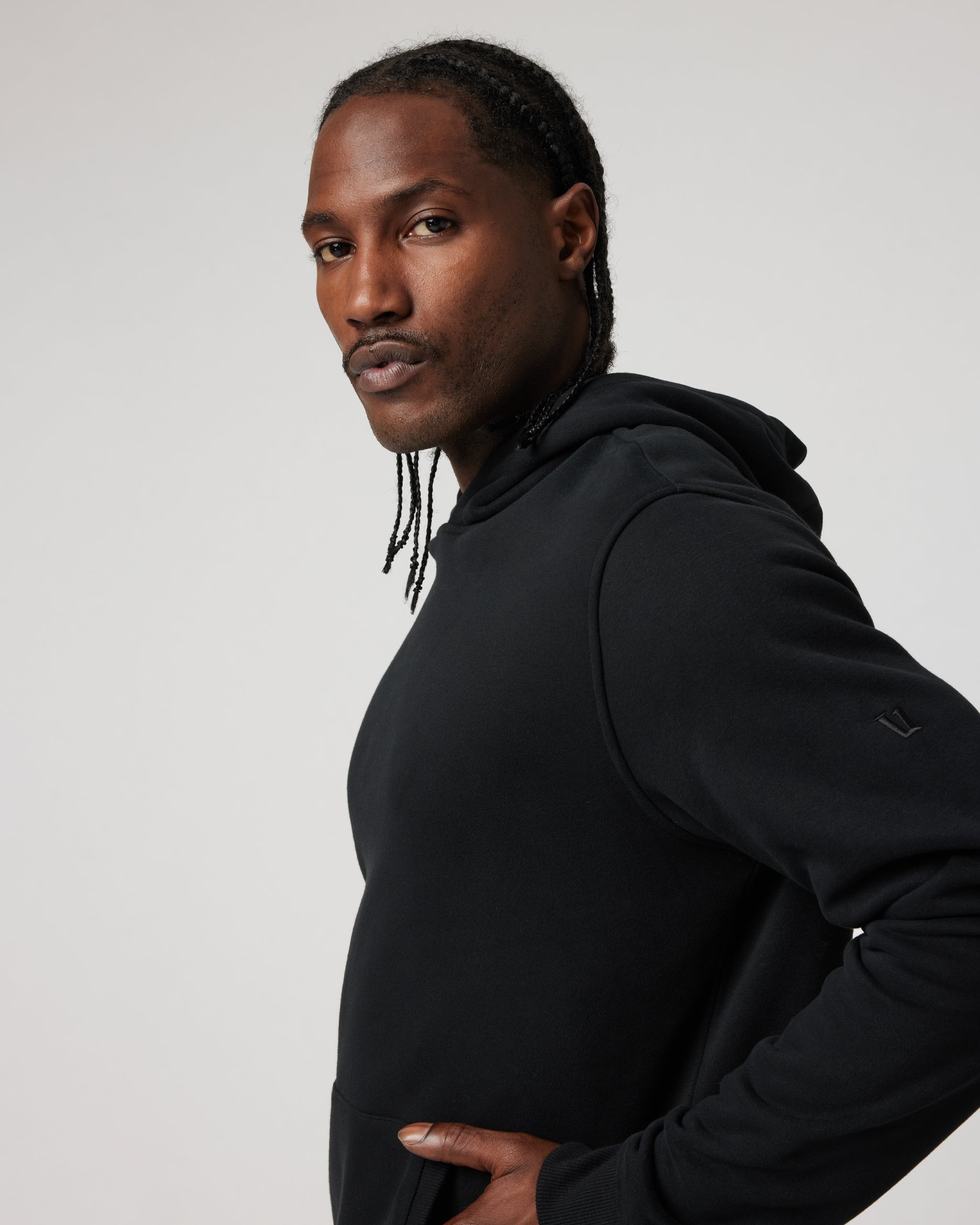 Seaside Pullover Hoodie | Black