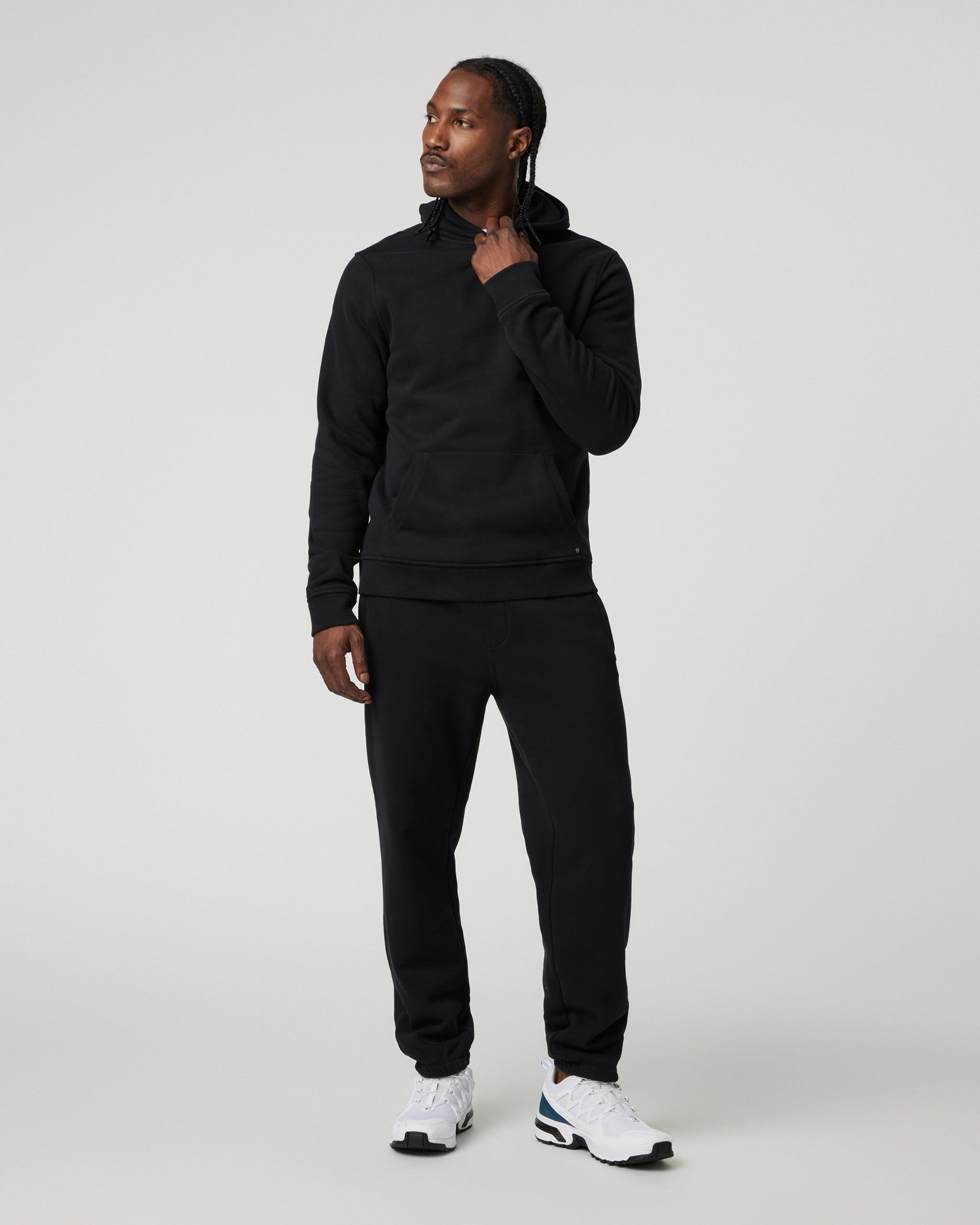 Seaside Pullover Hoodie | Black