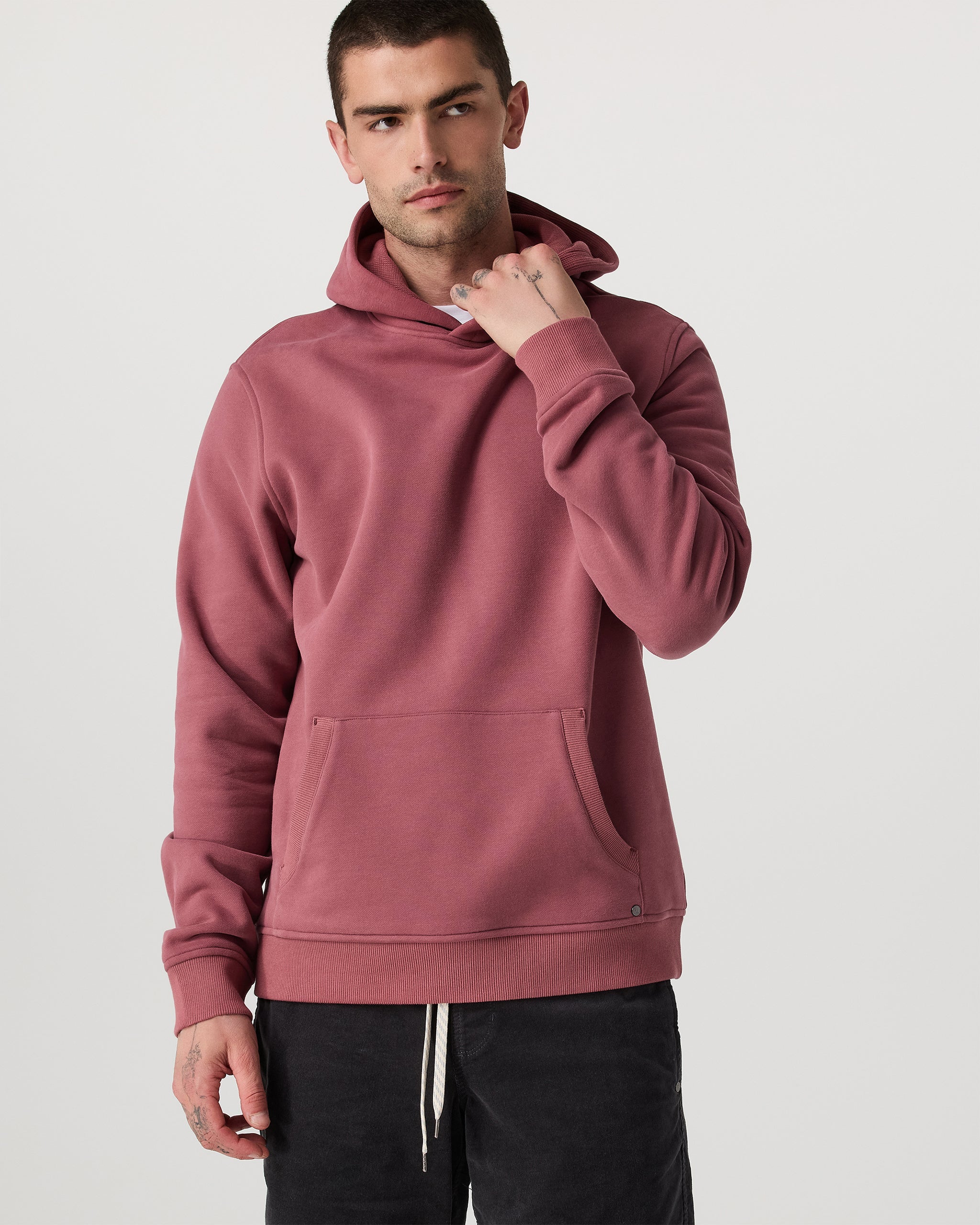 Seaside Pullover Hoodie | Berry