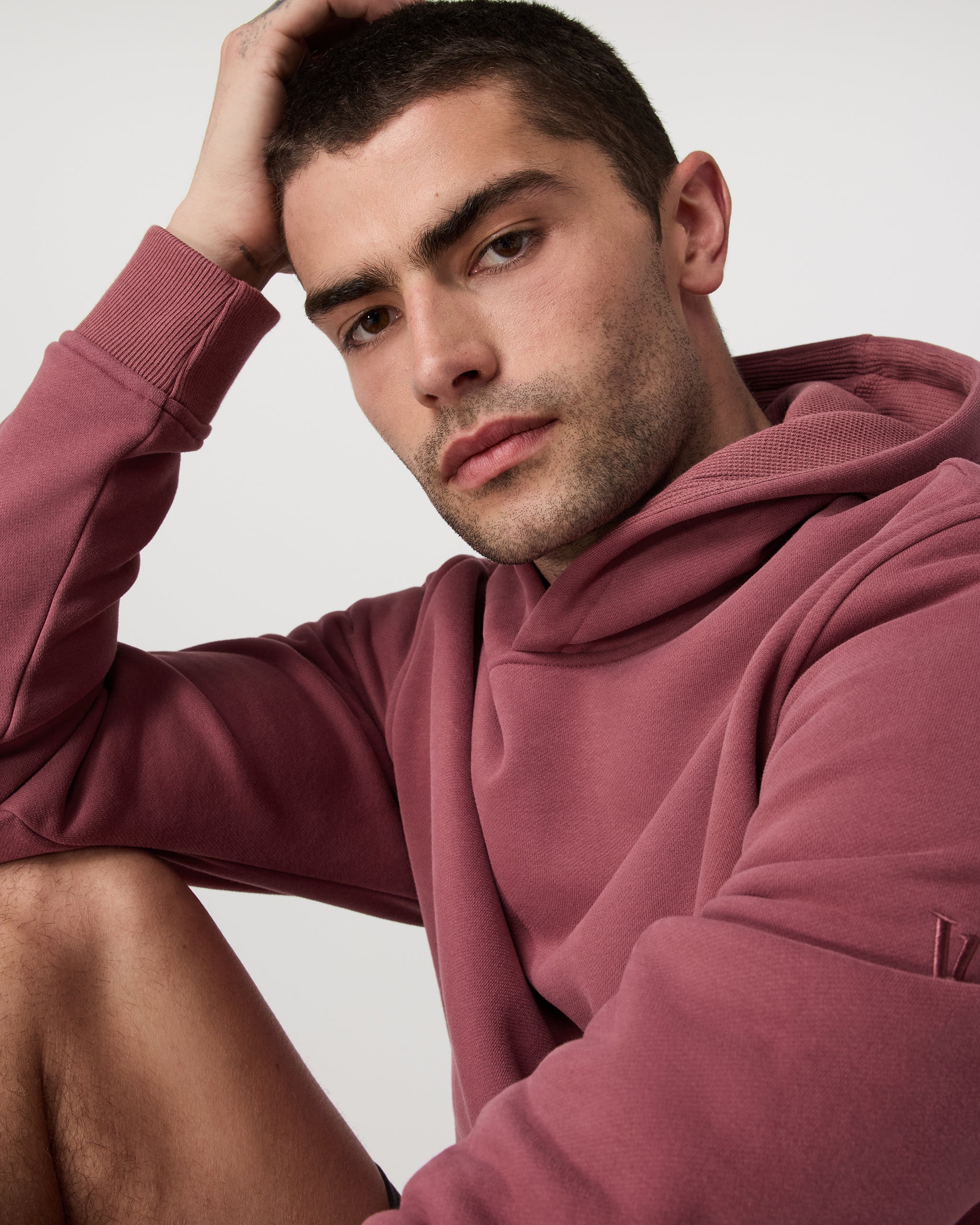 Seaside Pullover Hoodie | Berry