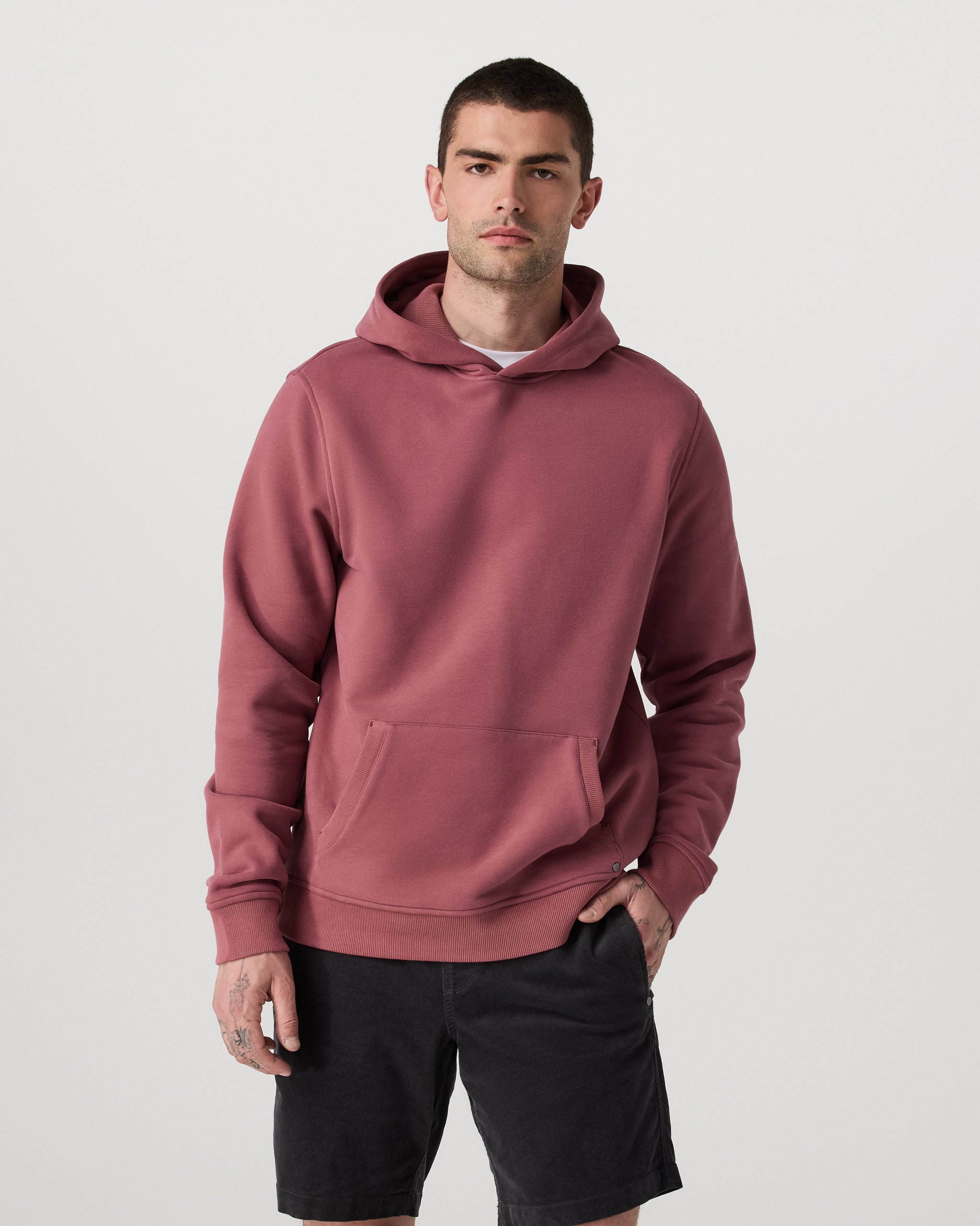 Seaside Pullover Hoodie | Berry