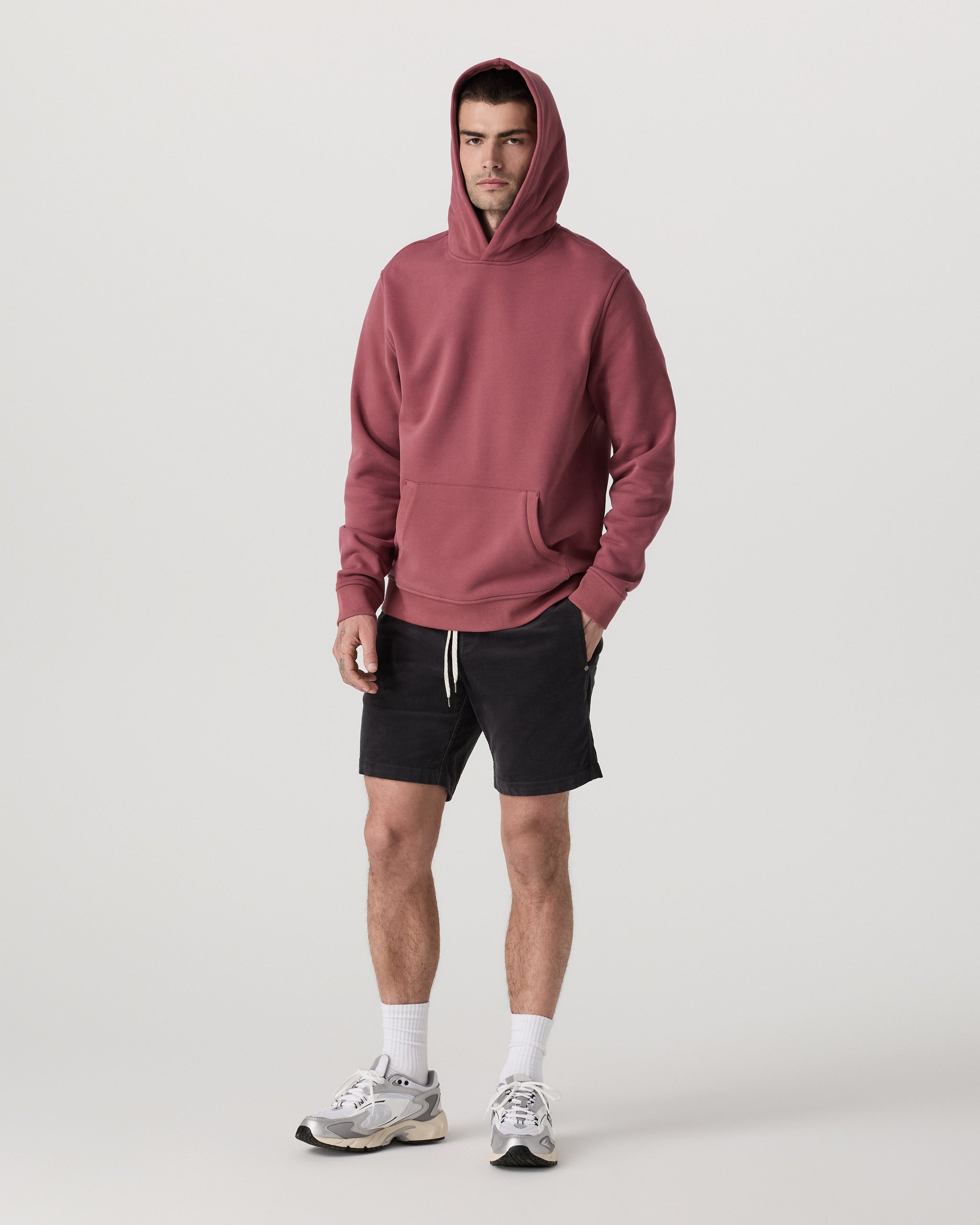 Seaside Pullover Hoodie | Berry