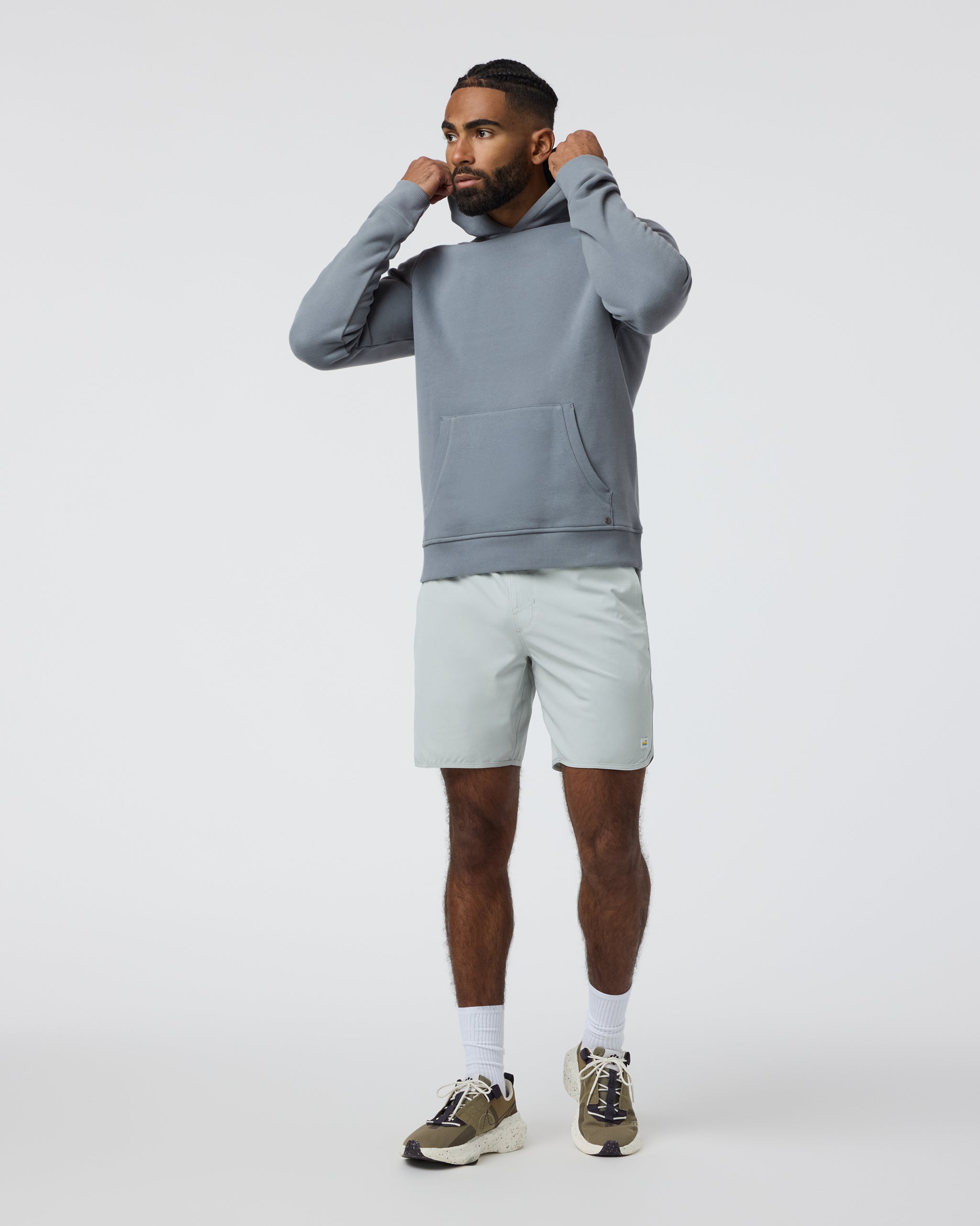 Seaside Pullover Hoodie | Dusty Blue