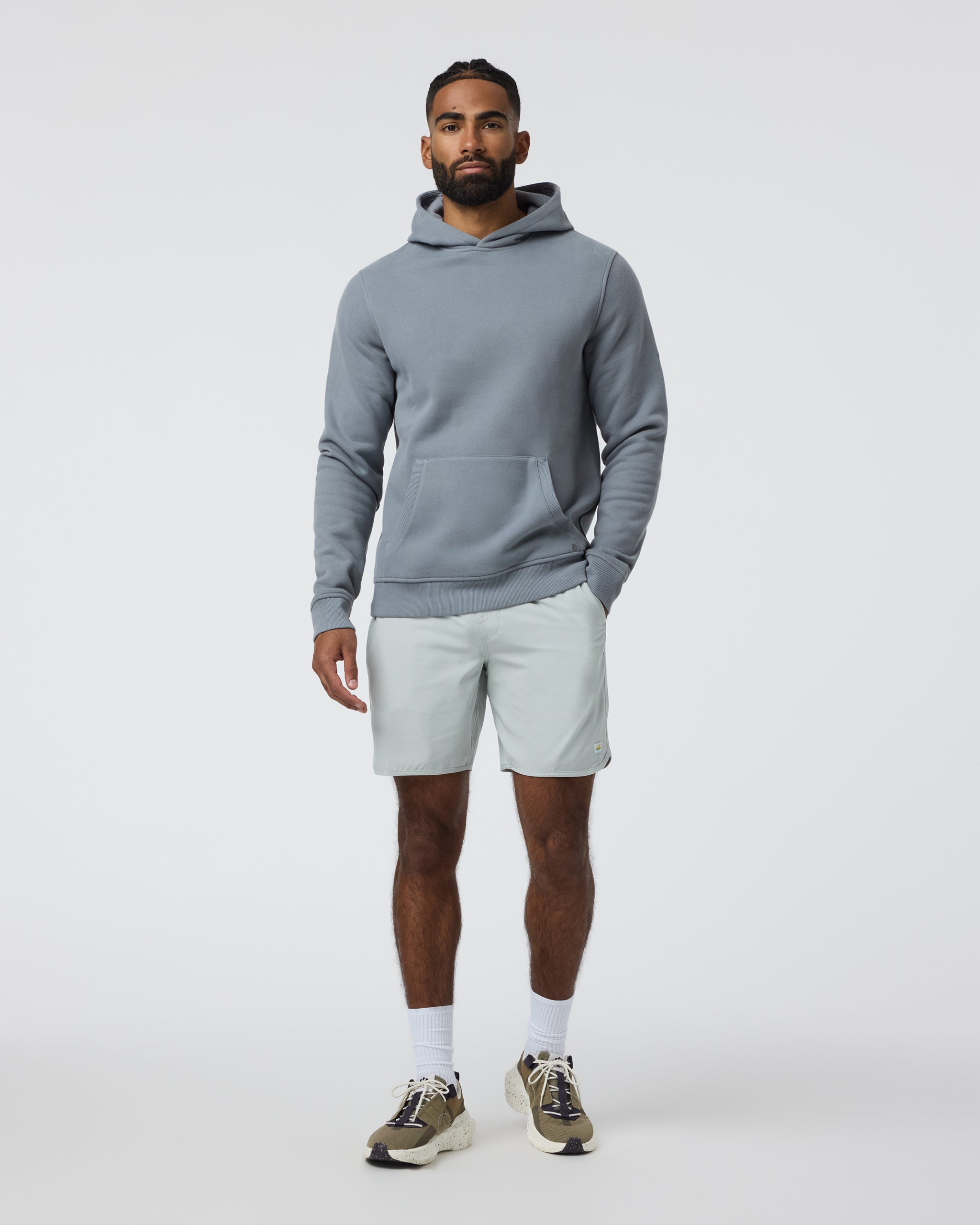 Seaside Pullover Hoodie | Dusty Blue