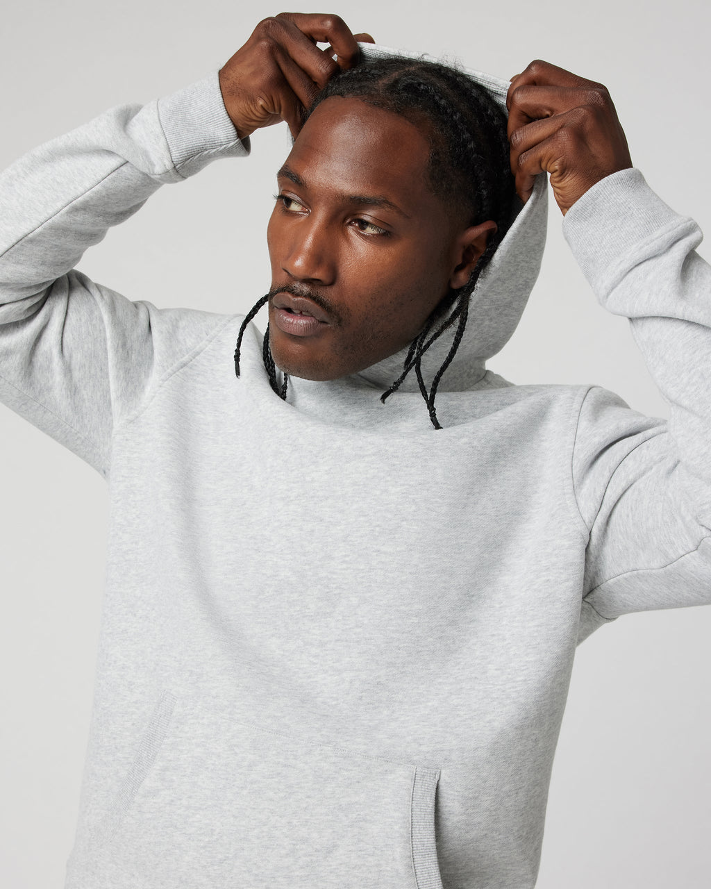 Seaside Pullover Hoodie | Light Heather Grey