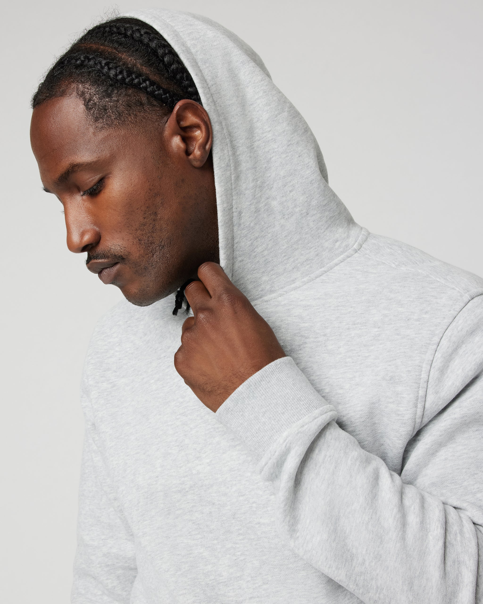 Seaside Pullover Hoodie | Light Heather Grey