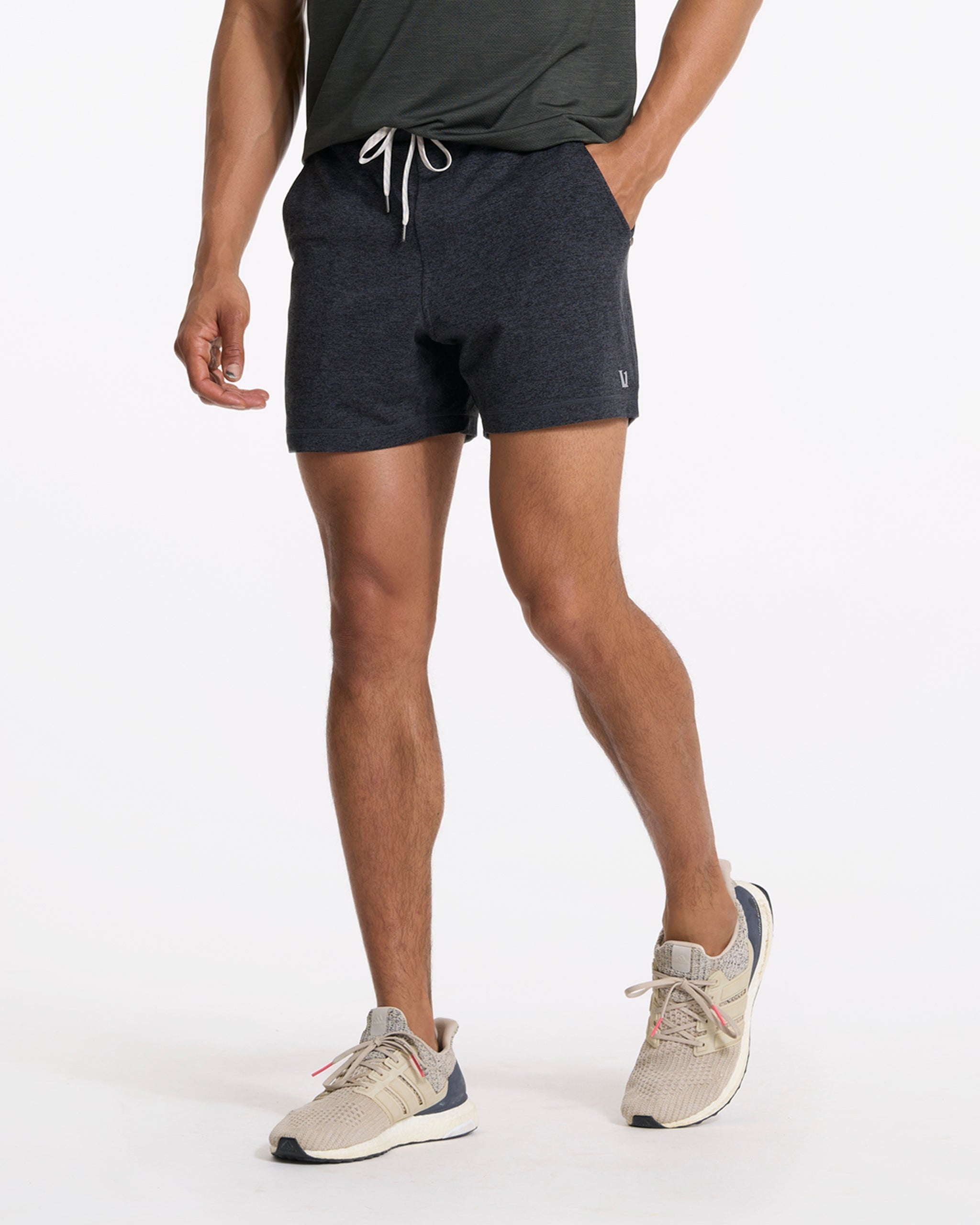 Ponto Performance Short 5" | Charcoal Heather