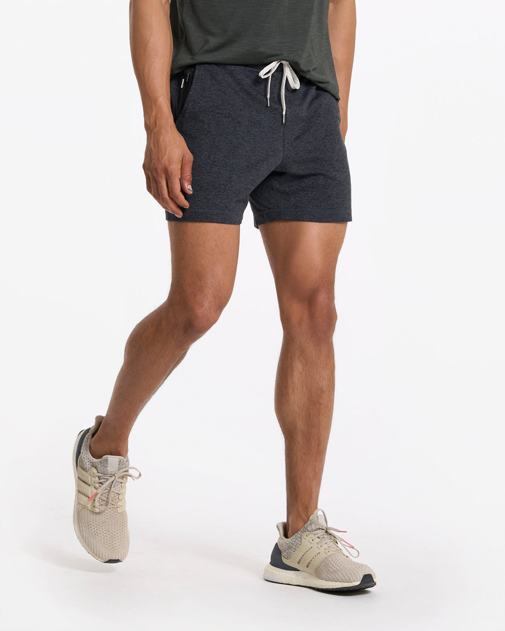 Ponto Performance Short 5" | Charcoal Heather