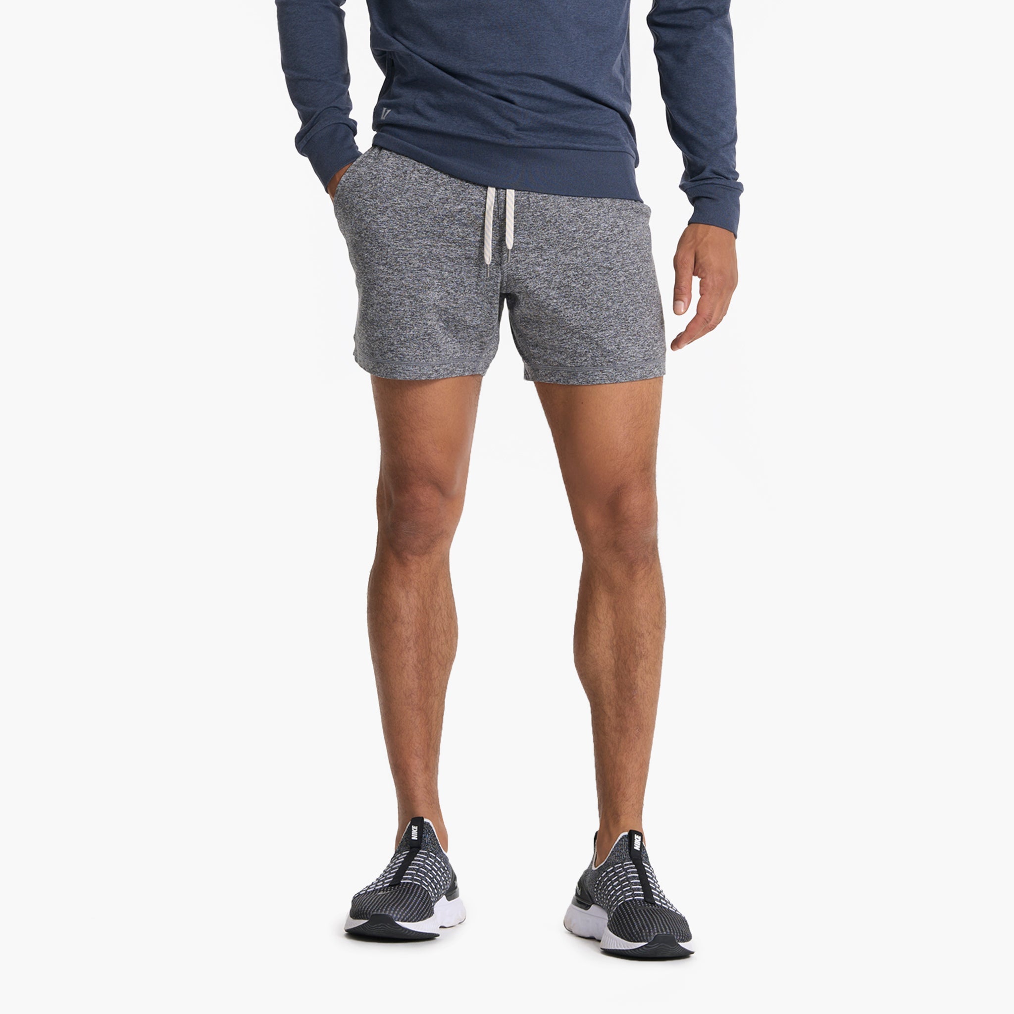 Ponto Performance Short 5" | Heather Grey