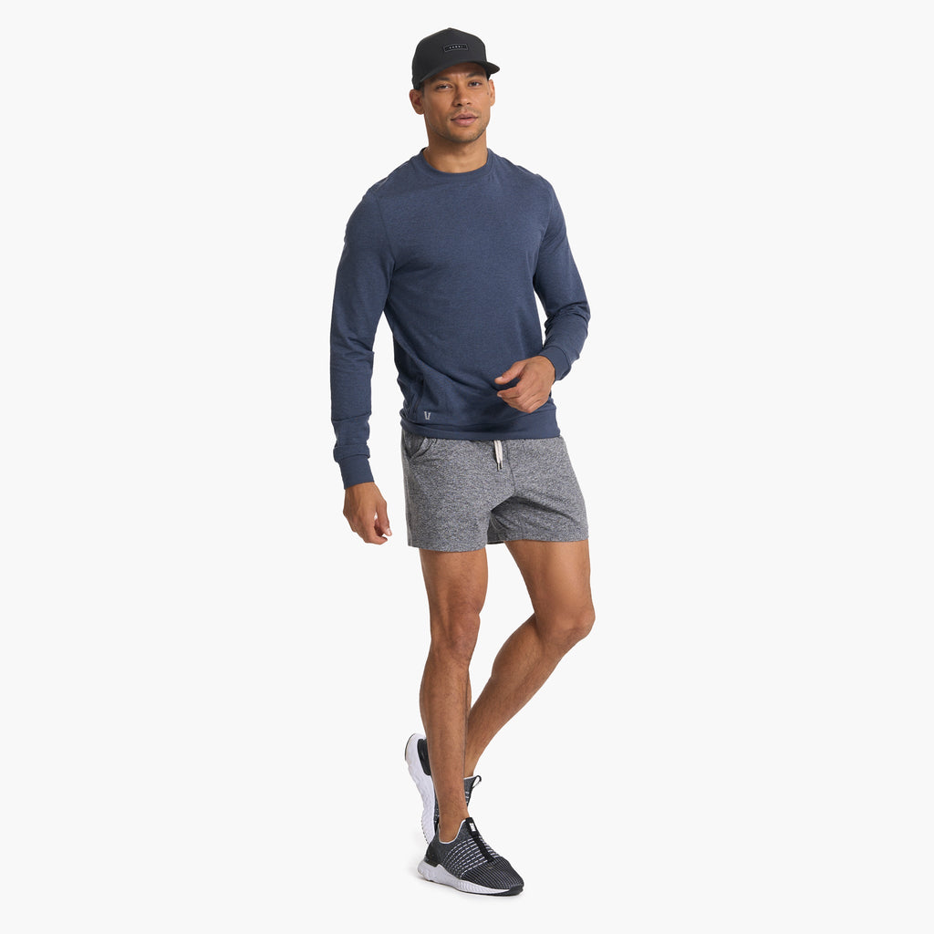 Ponto Performance Short 5" | Heather Grey