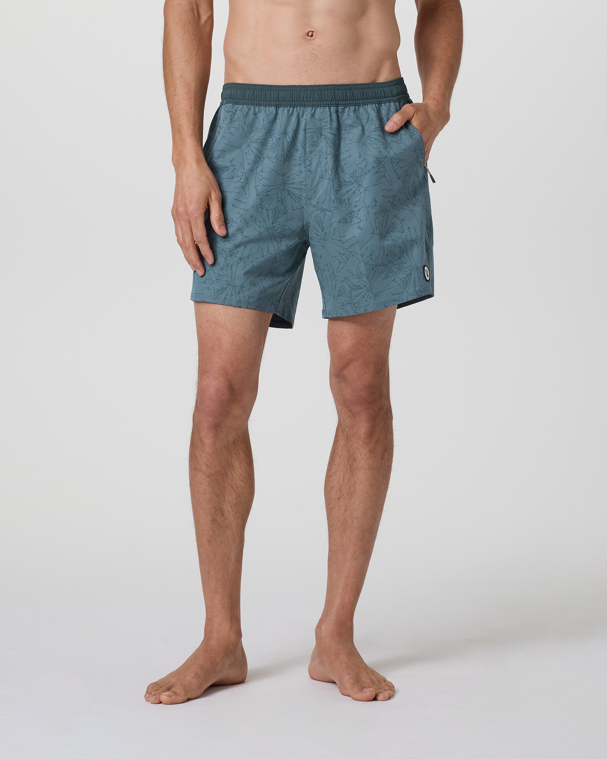 Maverick Volley Short | Light Deep Sea Water Lily