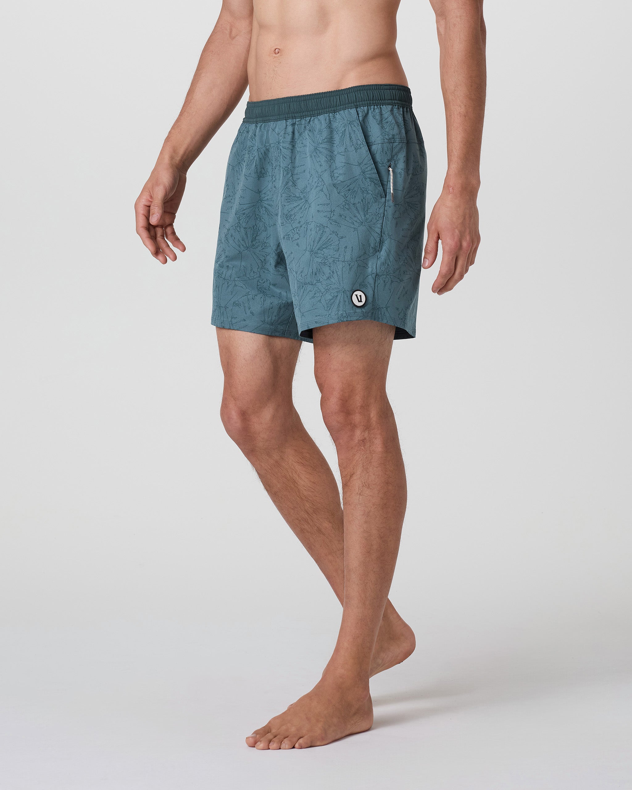 Maverick Volley Short | Light Deep Sea Water Lily
