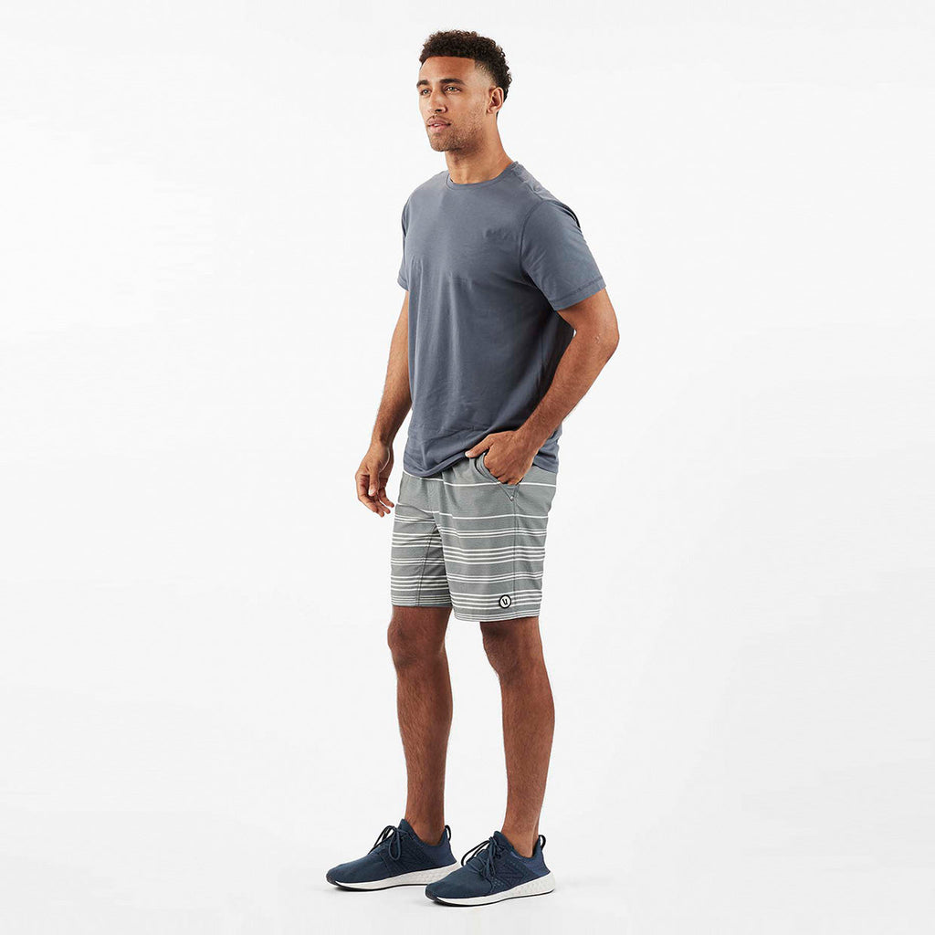 Kore Short | Heather Grey Stripe