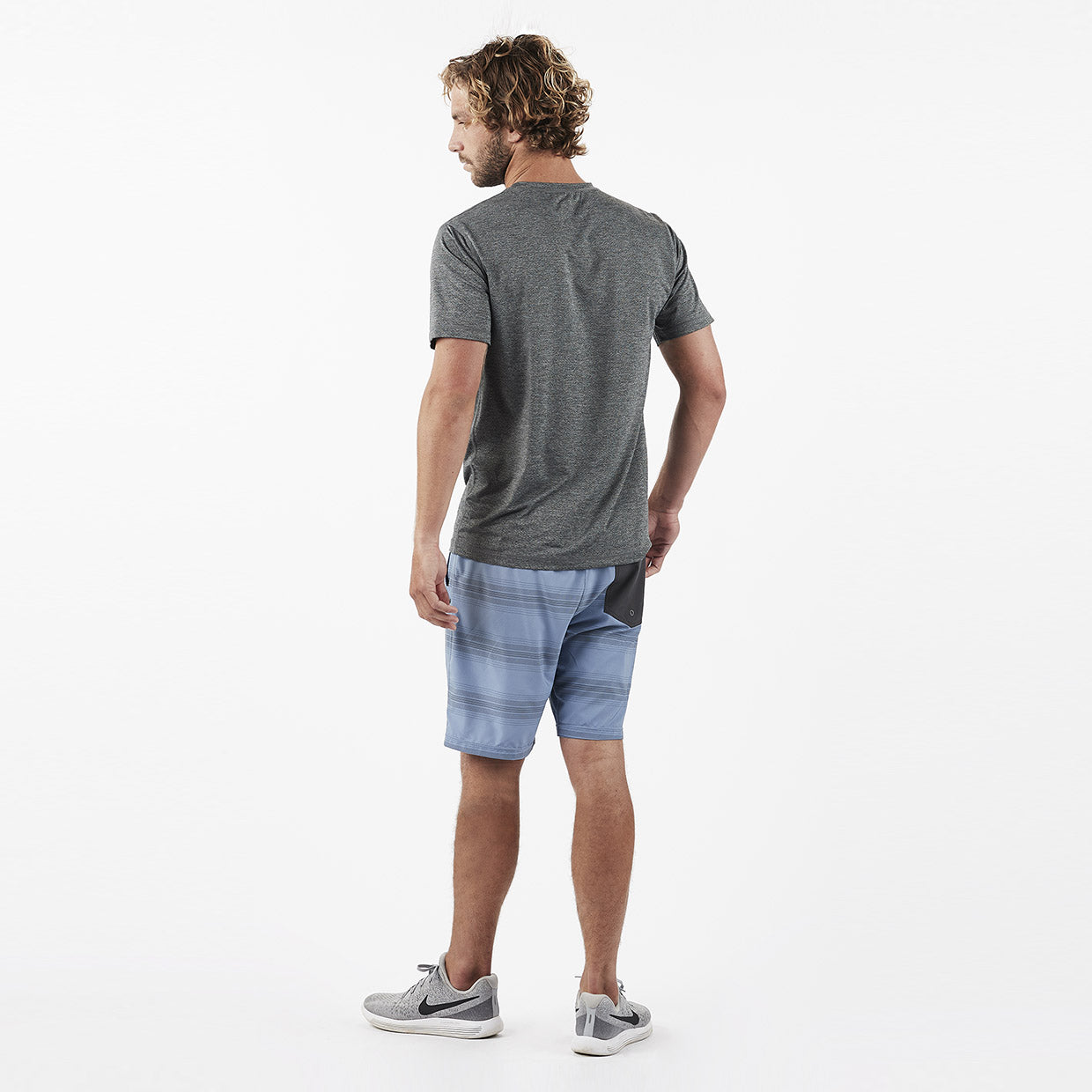 Kore Short | Slate/Charcoal Stripe