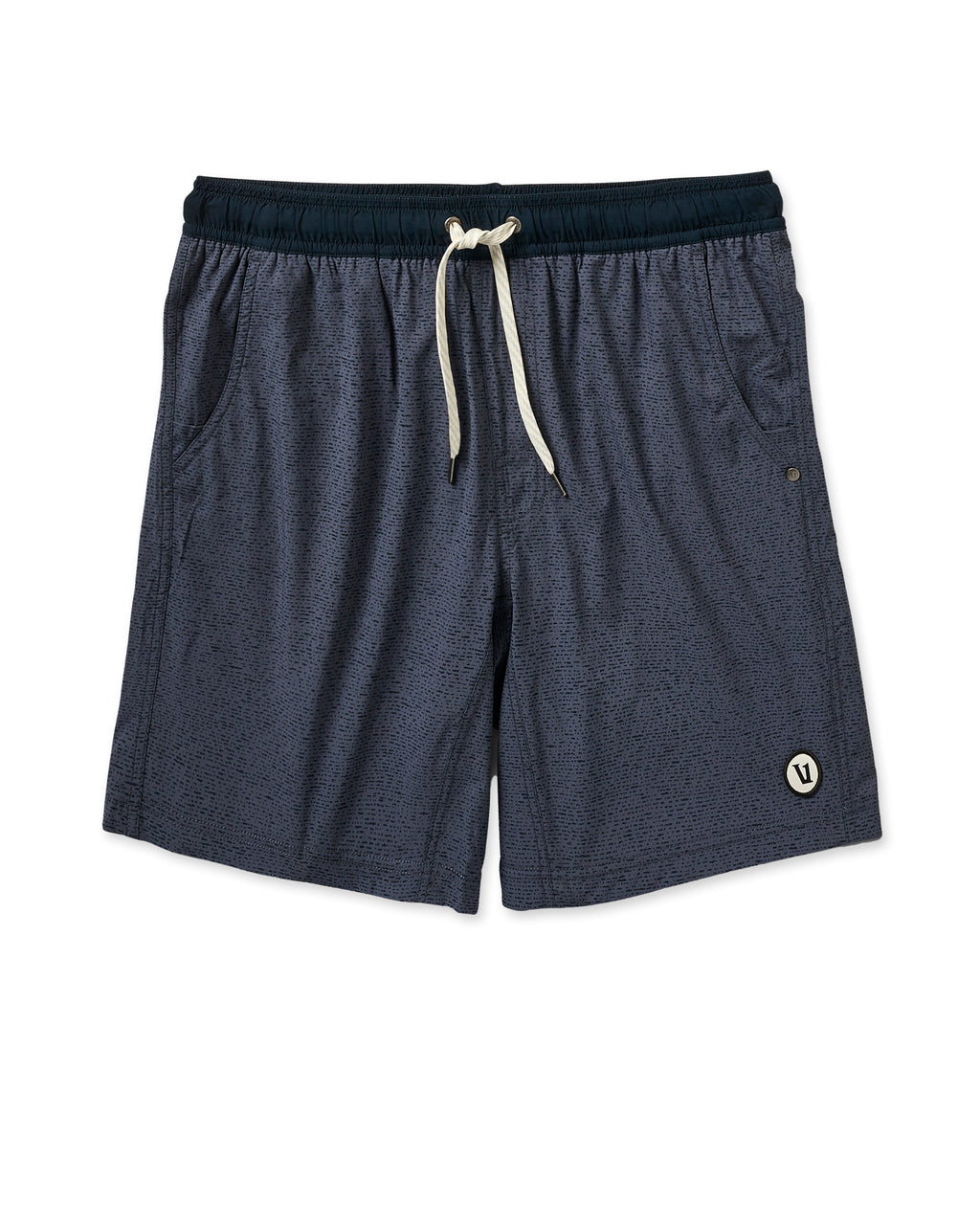 Kore Short Lined 7" | Azure Dashed Lines