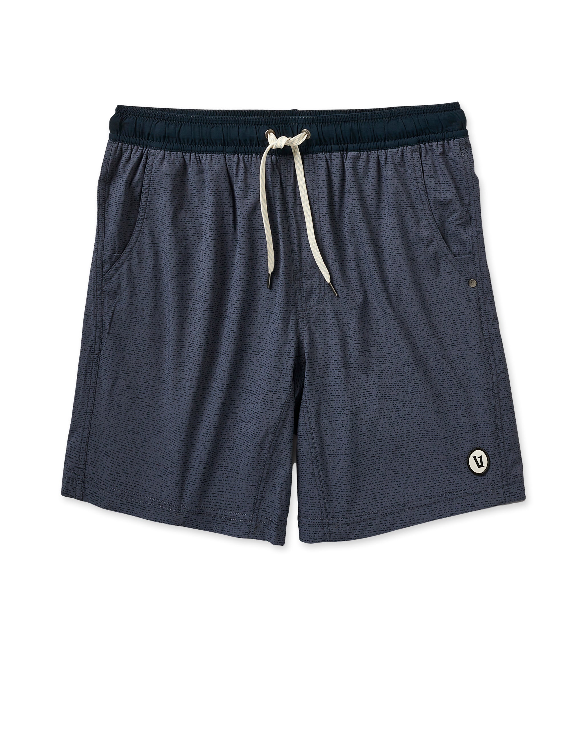 Kore Short Lined 7" | Azure Dashed Lines