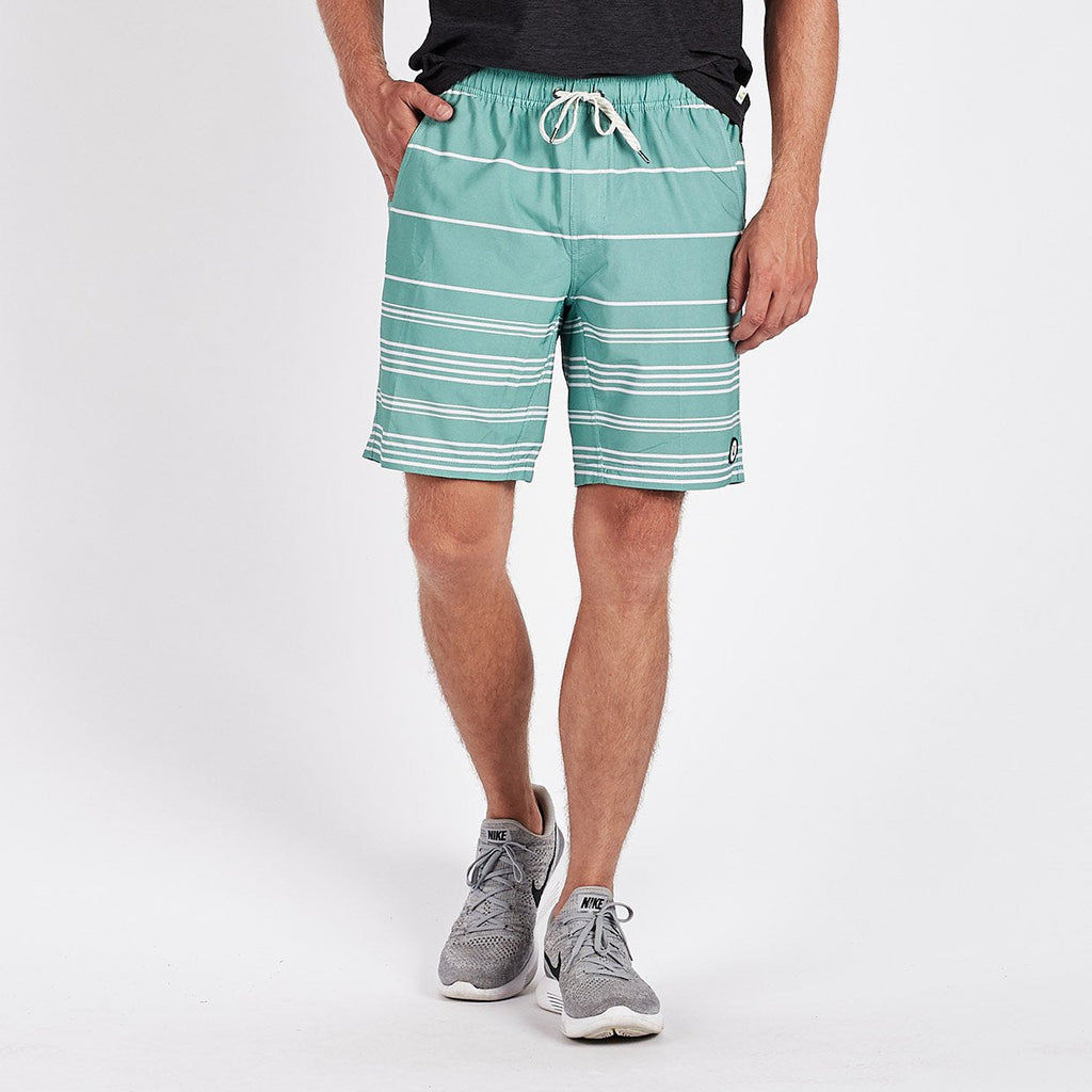 Kore Short Lined 7" | Aloe Stripe