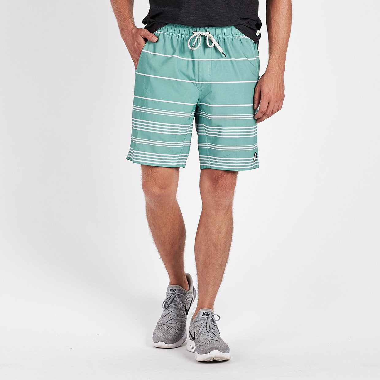 Kore Short Lined 7" | Aloe Stripe