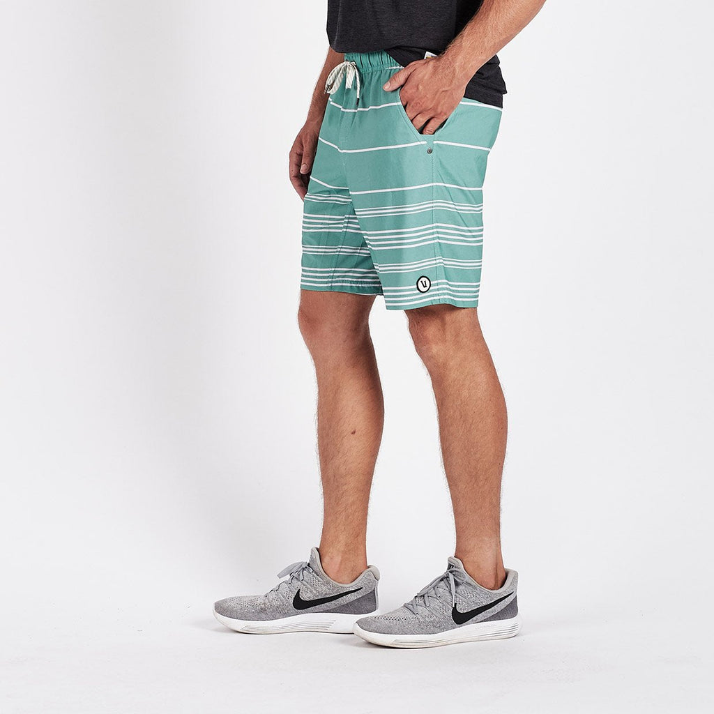 Kore Short Lined 7" | Aloe Stripe