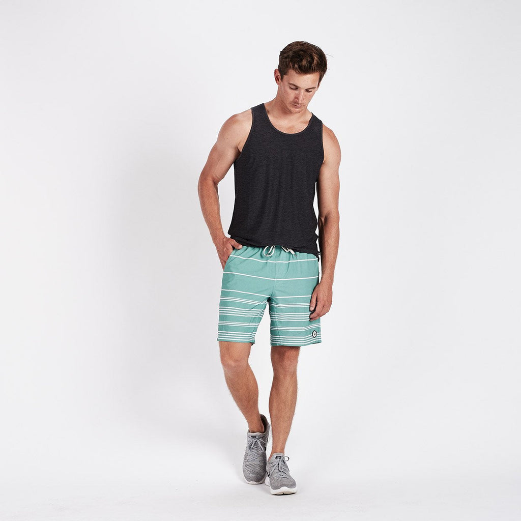 Kore Short Lined 7" | Aloe Stripe