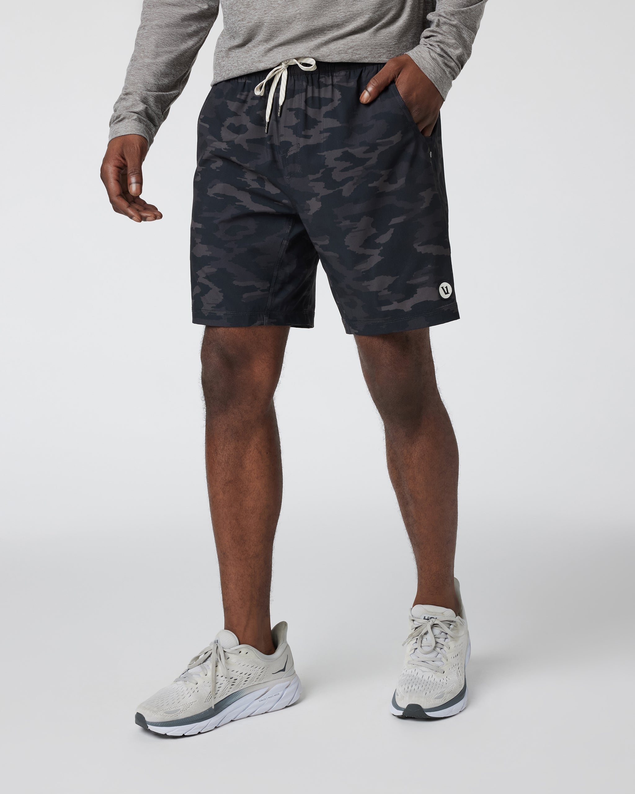 Kore Short Lined 7" | Black Watercolor Camo