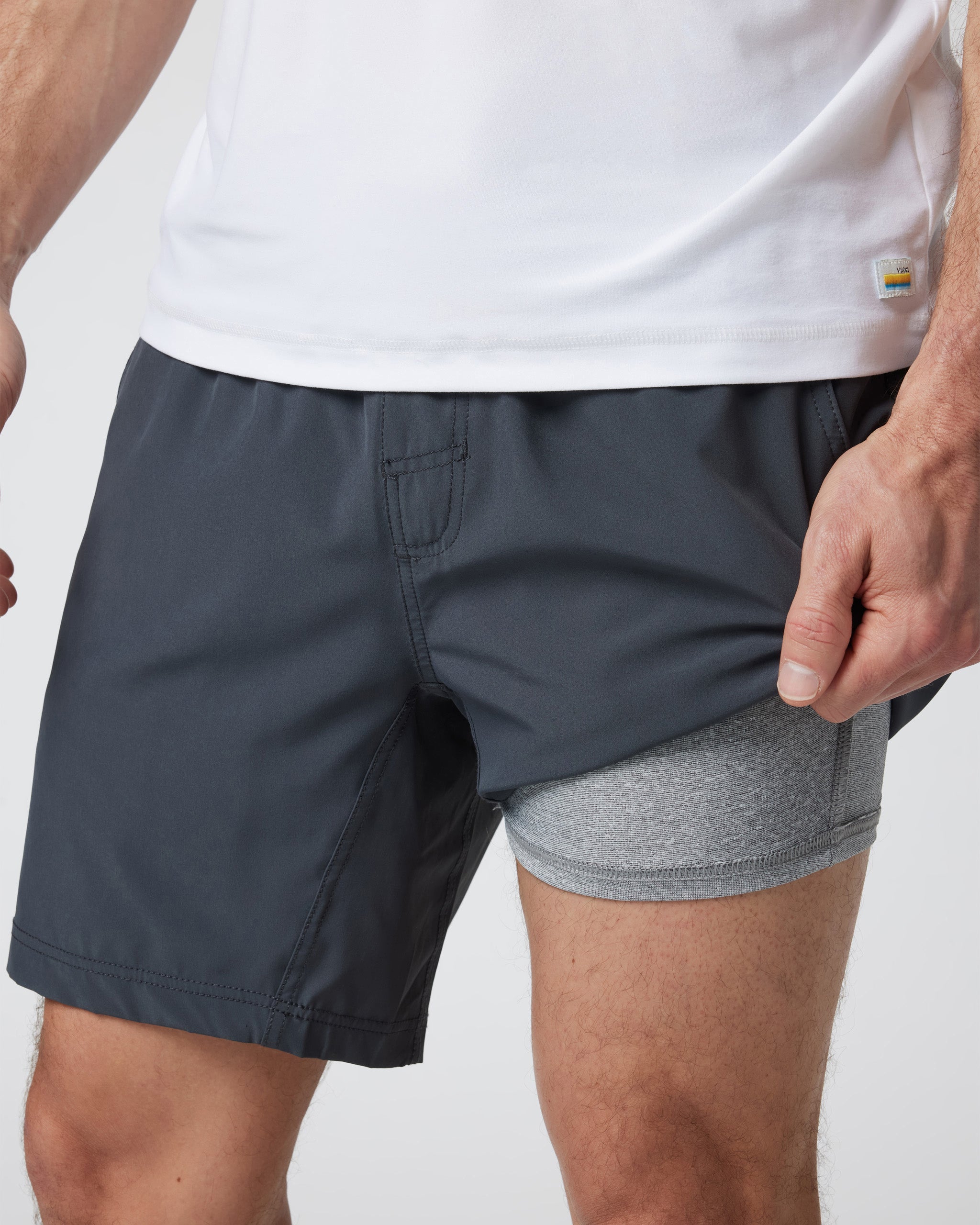 Kore Short Lined 7" | Charcoal